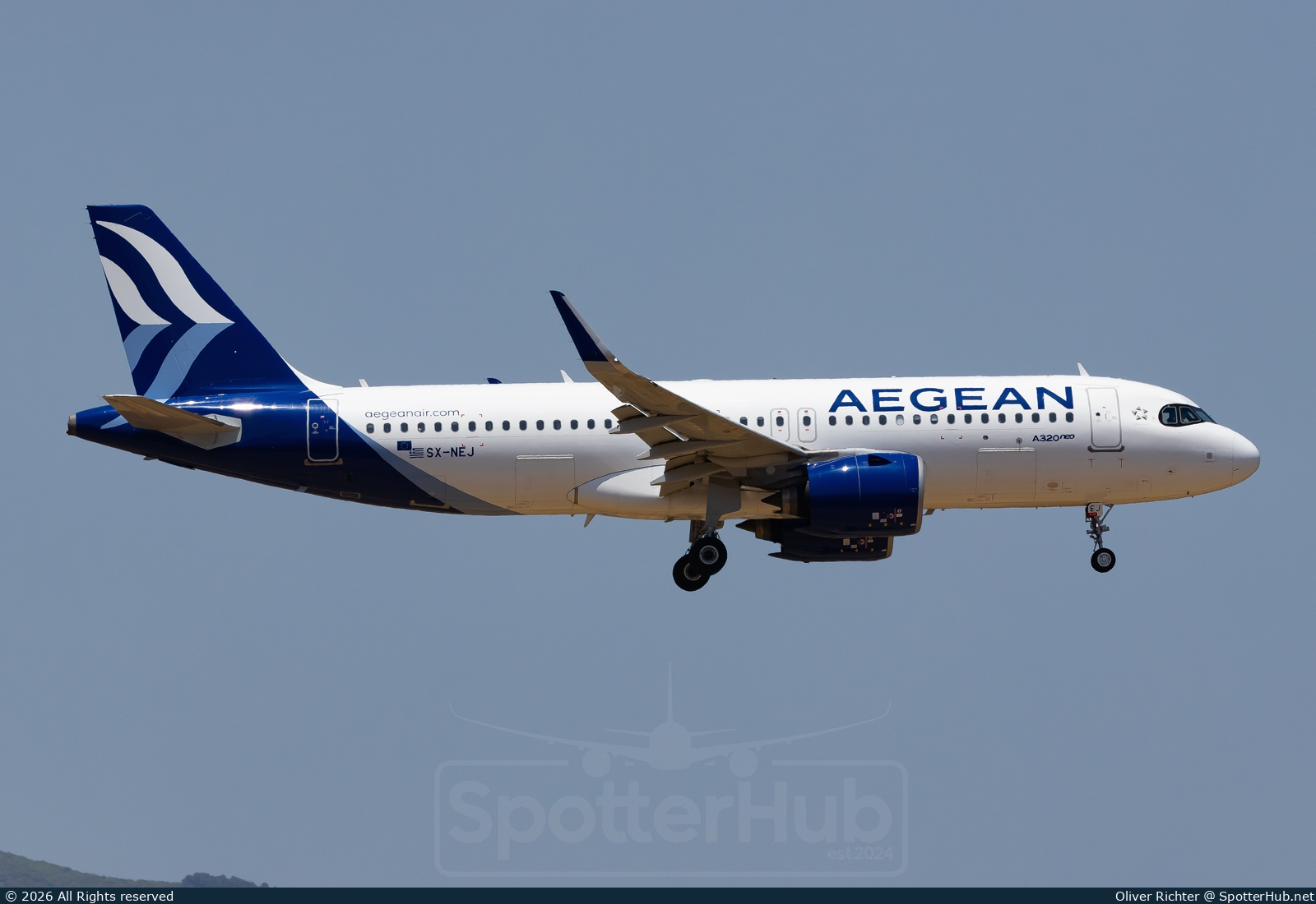 Photo of SX-NEJ - Airbus A320-271N operated by Aegean Airlines