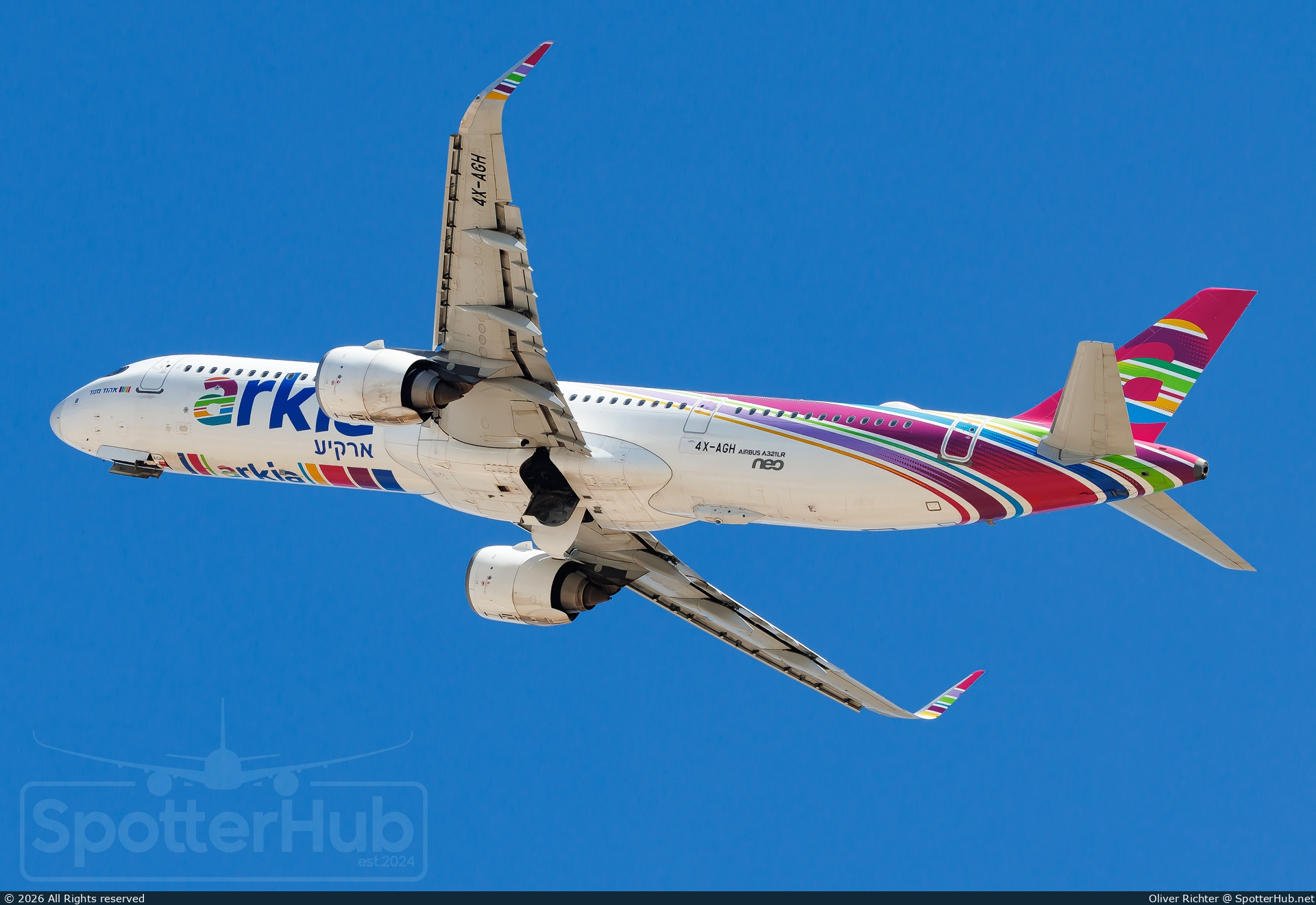 Photo of 4X-AGH - Airbus A321-251NX operated by Arkia Israeli Airlines