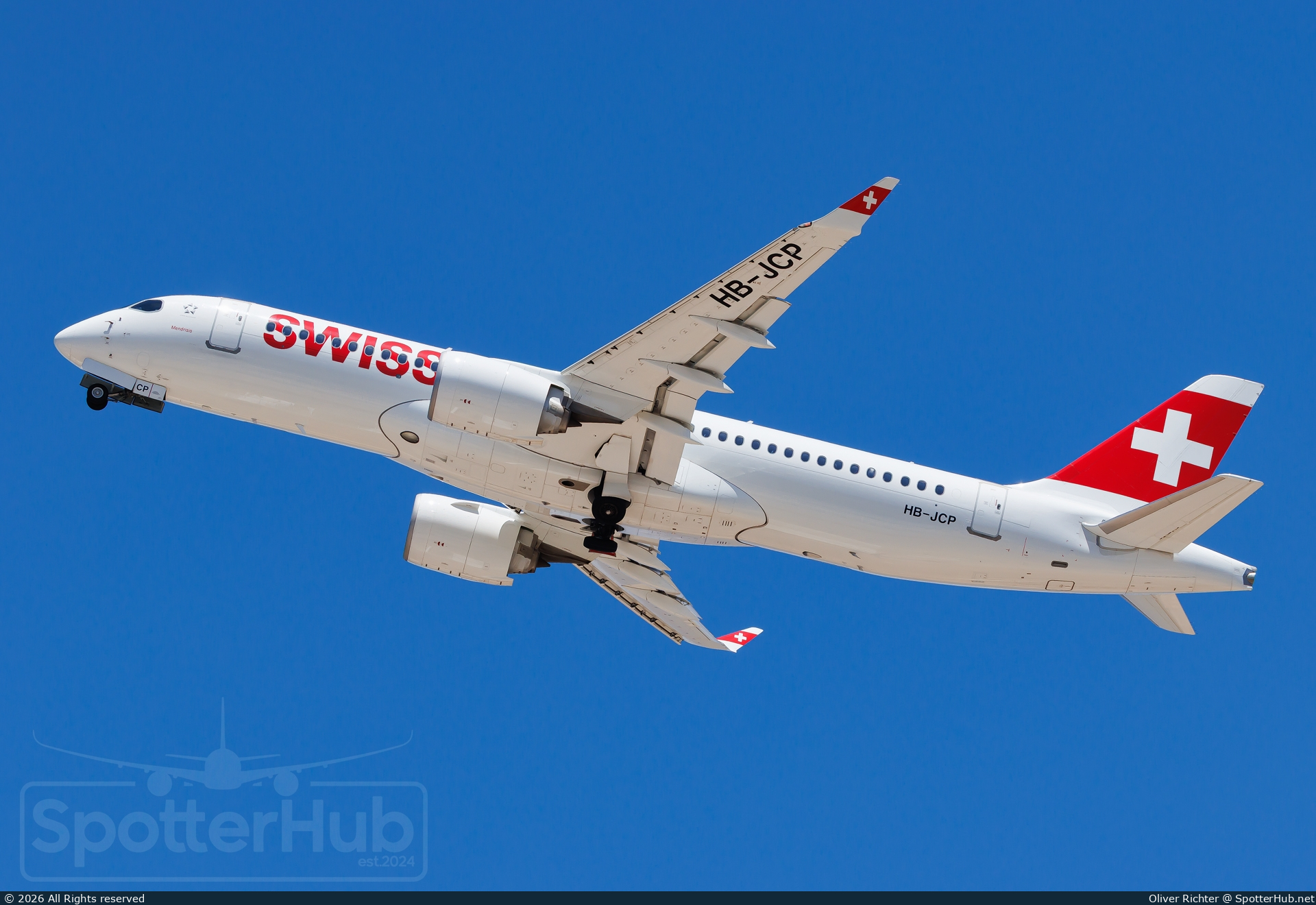 Photo of HB-JCP - Airbus A220-300 operated by Swiss International Air Lines