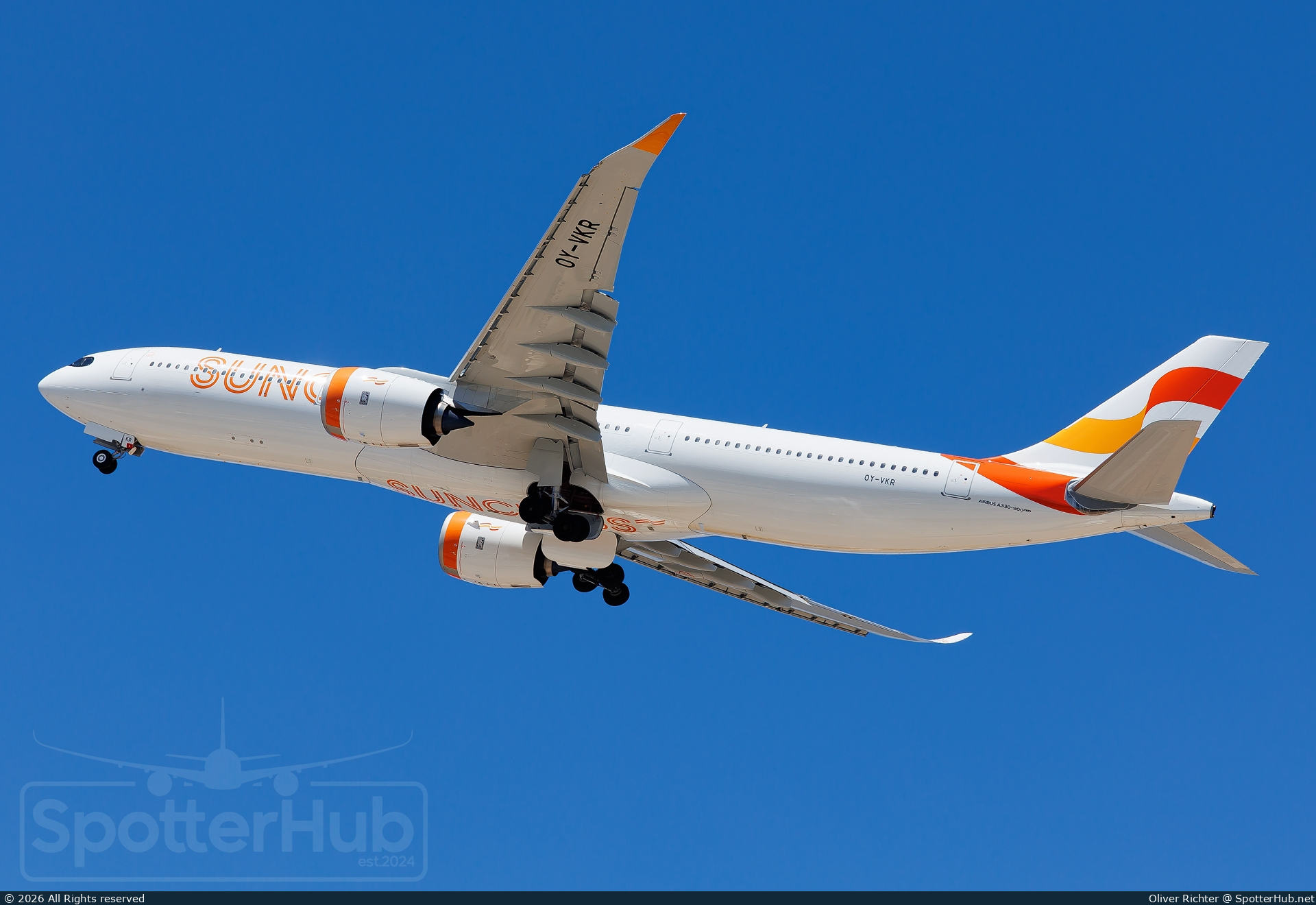 Photo of OY-VKR - Airbus A330-941 operated by Sunclass Airlines