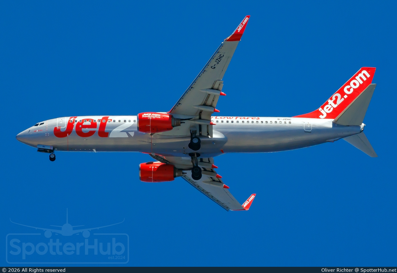 Photo of G-JZHC - Boeing 737-8K5 operated by Jet2
