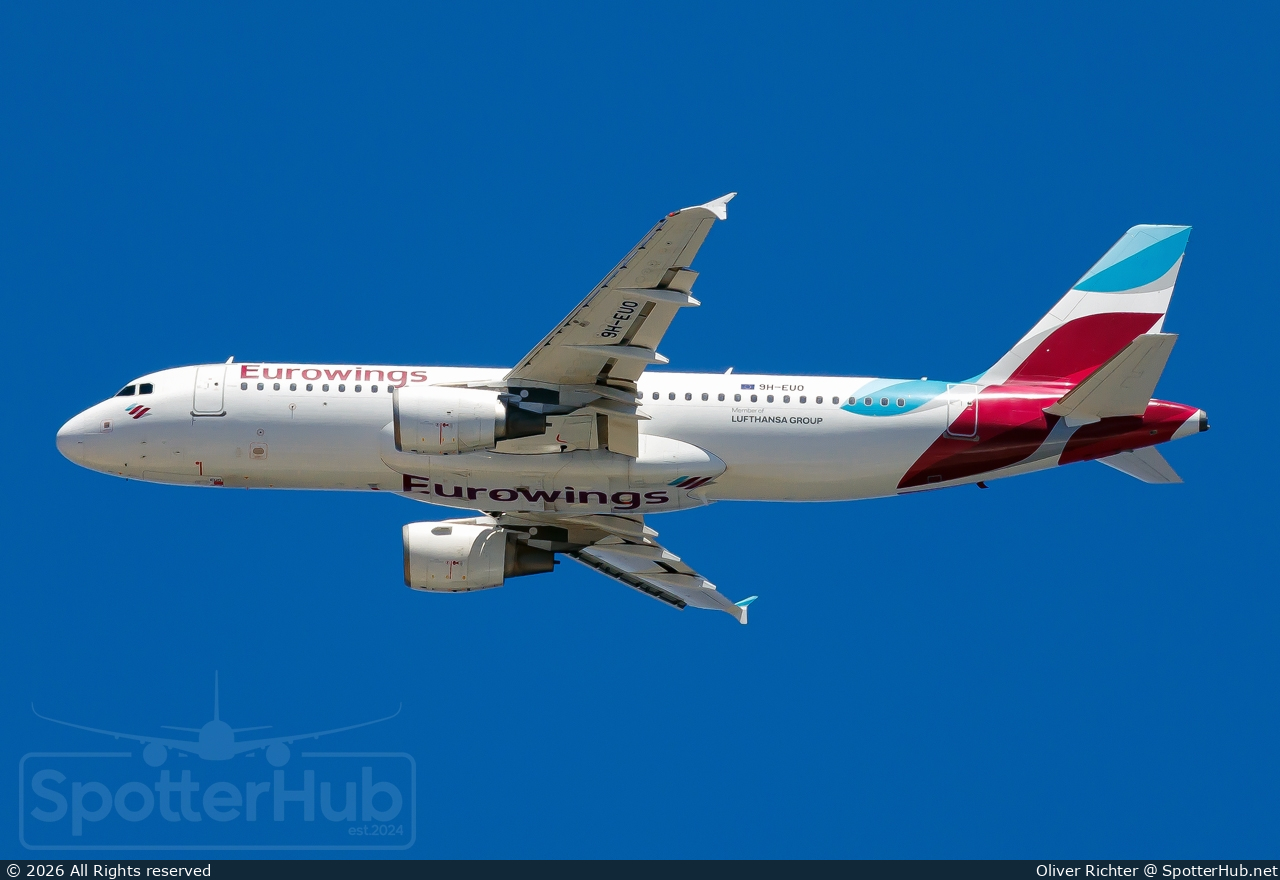 Photo of 9H-EUO - Airbus A320-214 operated by Eurowings Europe Malta