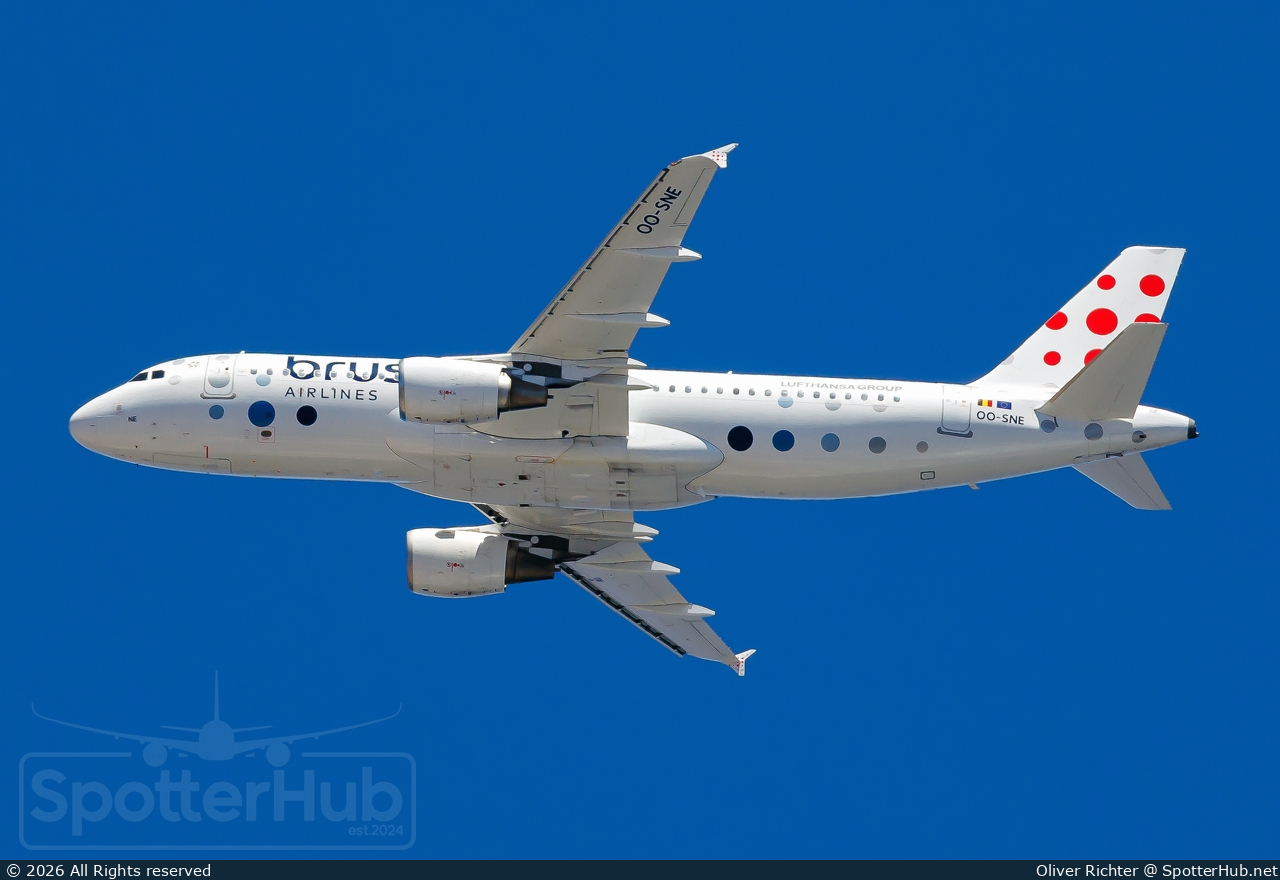 Photo of OO-SNE - Airbus A320-214 operated by Brussels Airlines