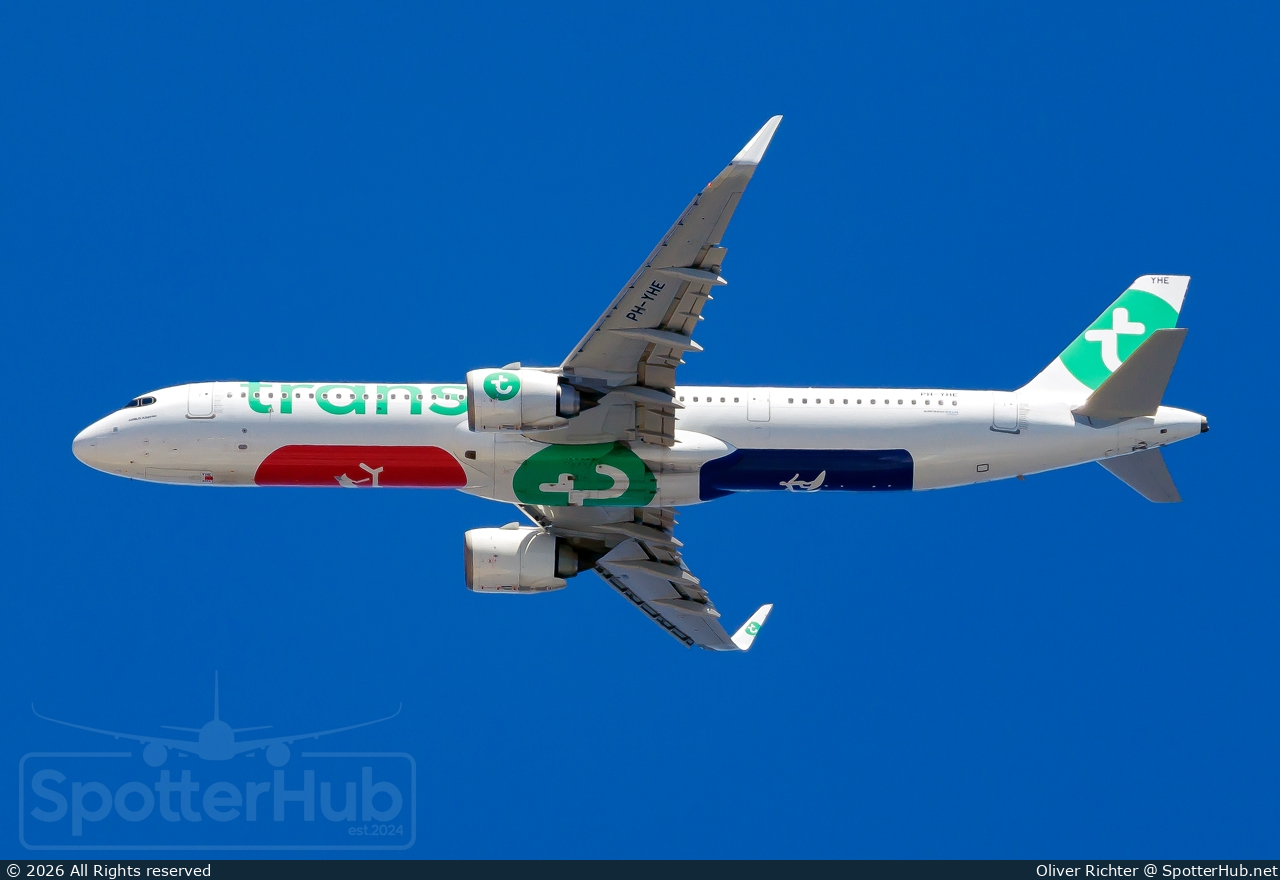 Photo of PH-YHE - Airbus A321-252NX operated by Transavia