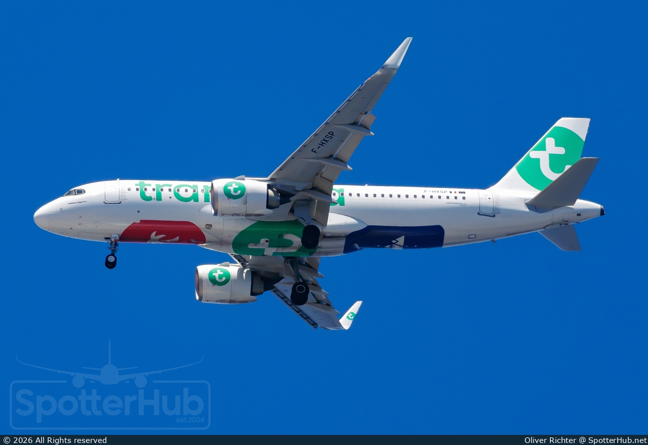 Photo of F-HXSP - Airbus A320-252N operated by Transavia France