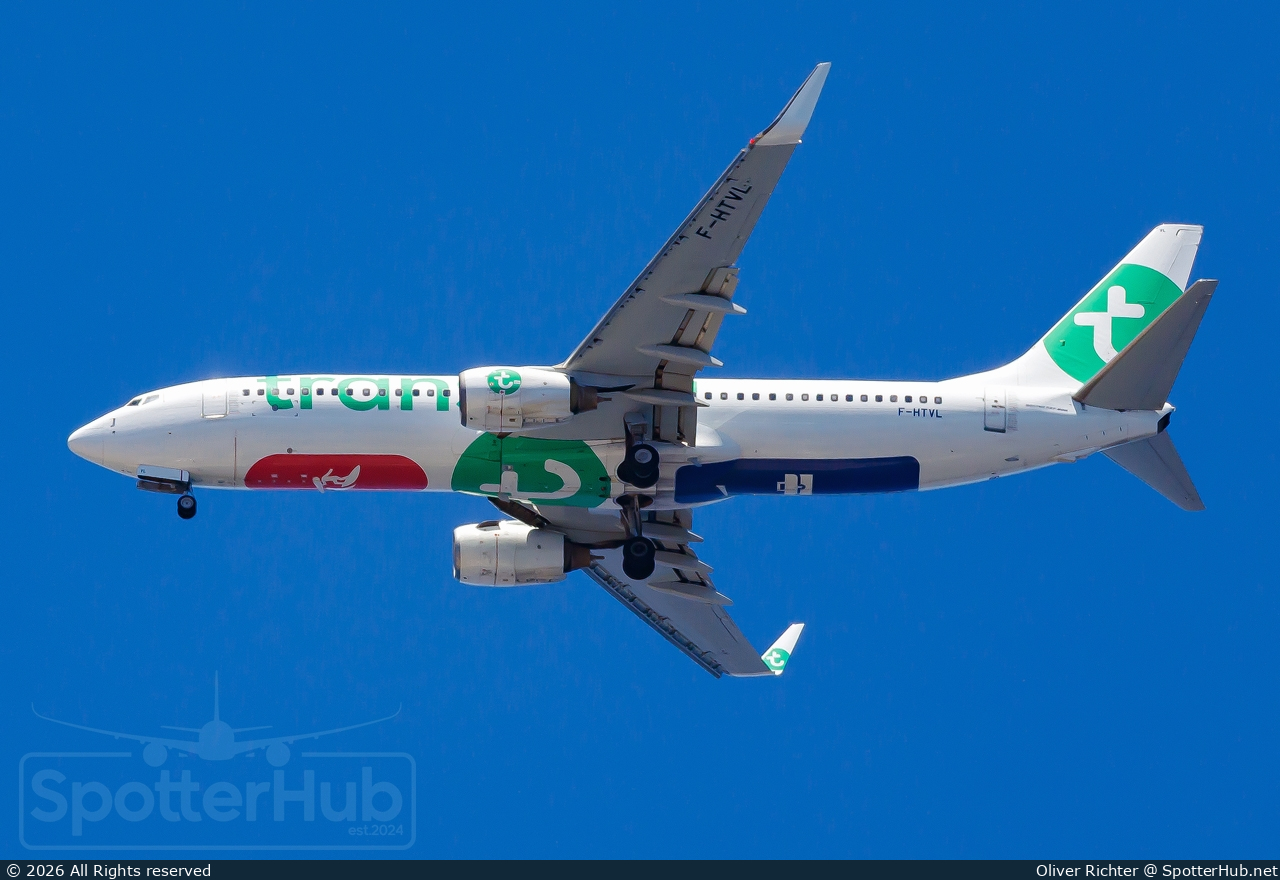 Photo of F-HTVL - Boeing 737-84P operated by Transavia France