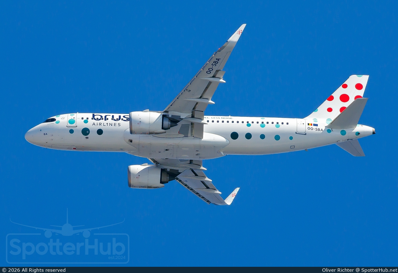 Photo of OO-SBA - Airbus A320-251N operated by Brussels Airlines