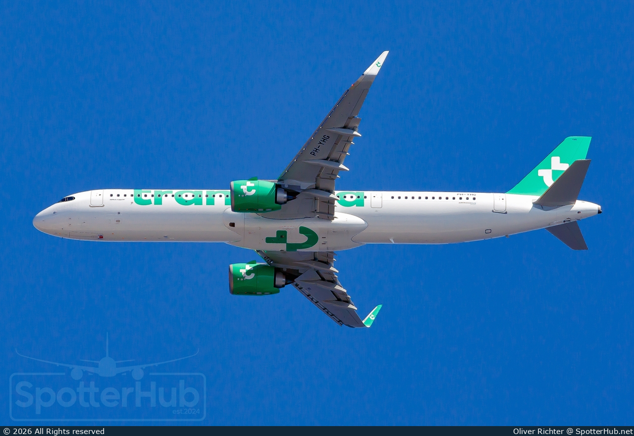 Photo of PH-YHG - Airbus A321-252NX operated by Transavia