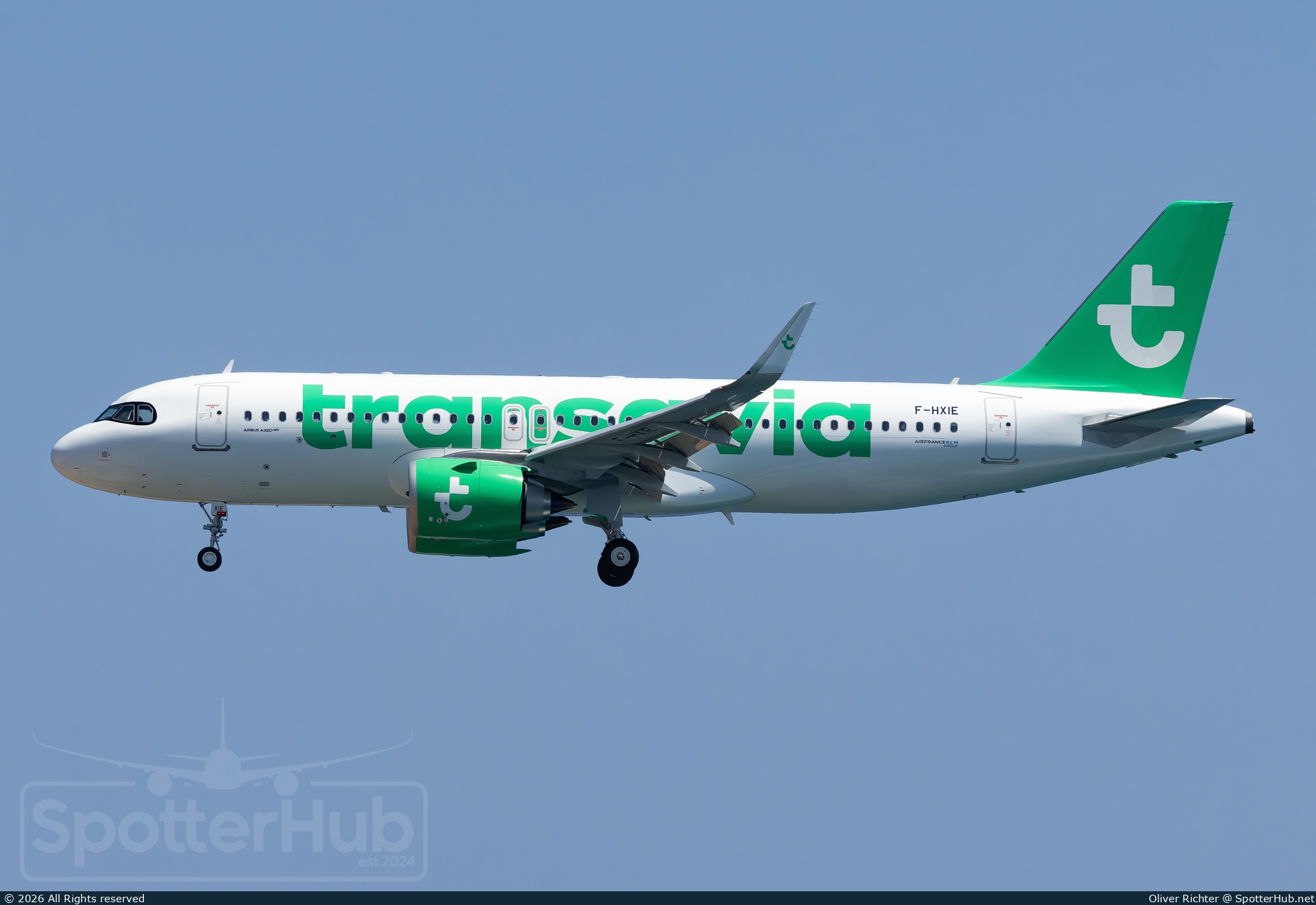 Photo of F-HXIE - Airbus A320-252N operated by Transavia France