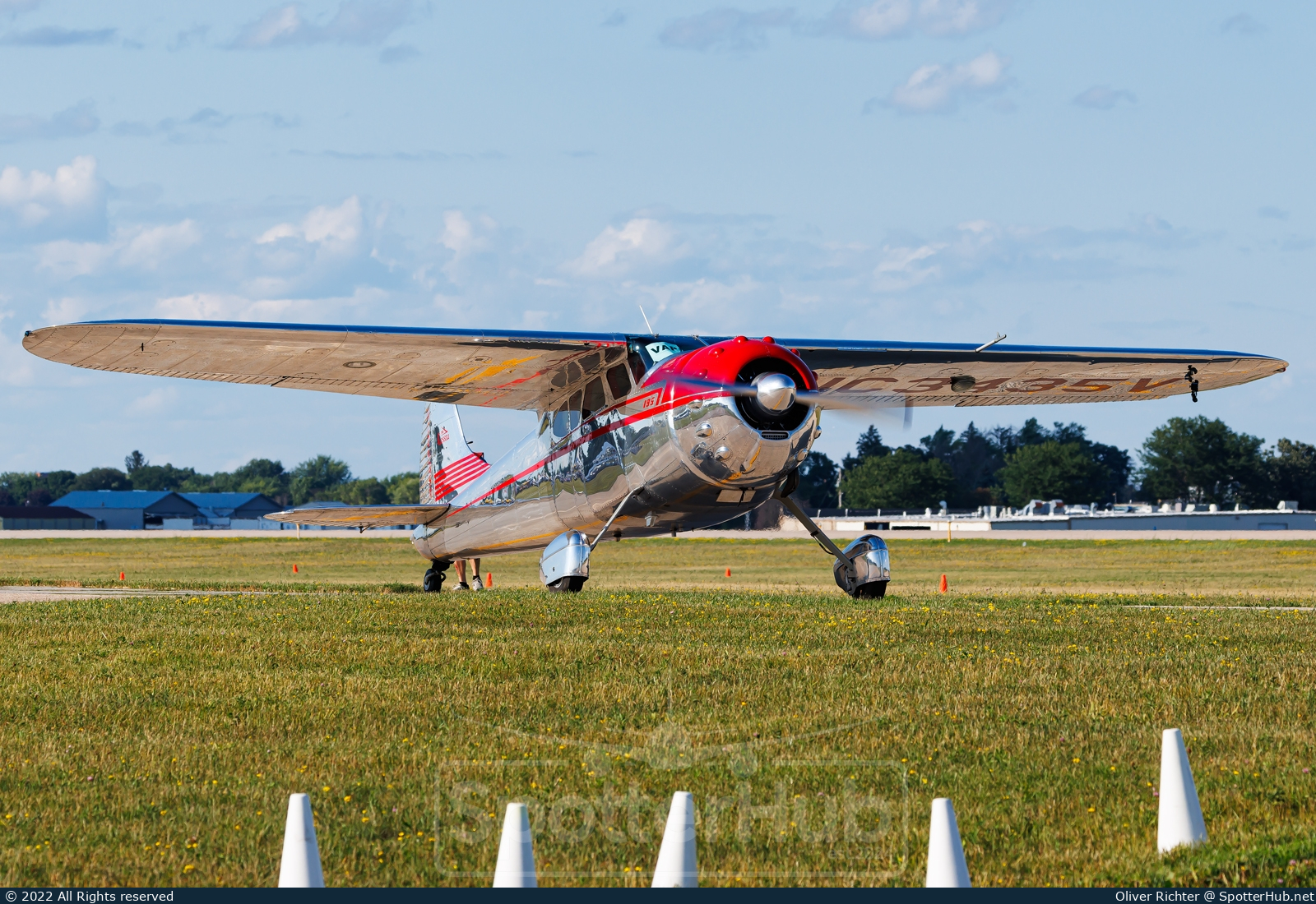 Photo of NC3435V - Cessna 195 operated by Private