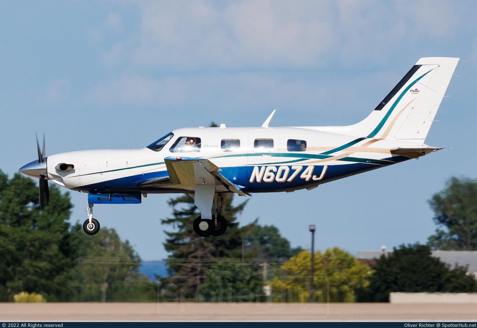 Photo of N6074J - Piper PA-46-500TP Malibu Meridian operated by Private
