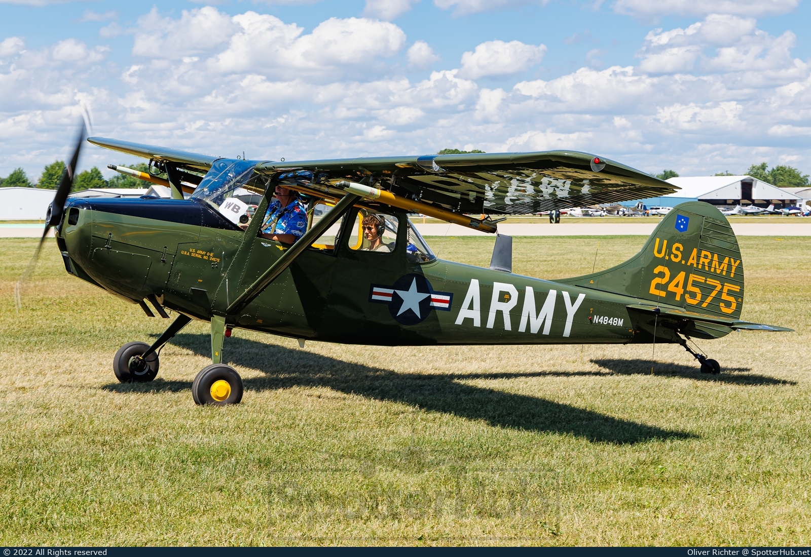 Photo of N4848M - Cessna L-19A Bird Dog operated by Private
