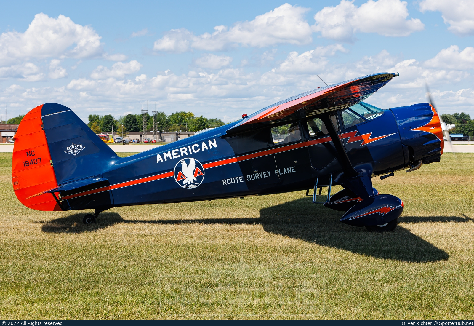 Photo of NC18407 - Stinson Reliant SR-9C operated by Private