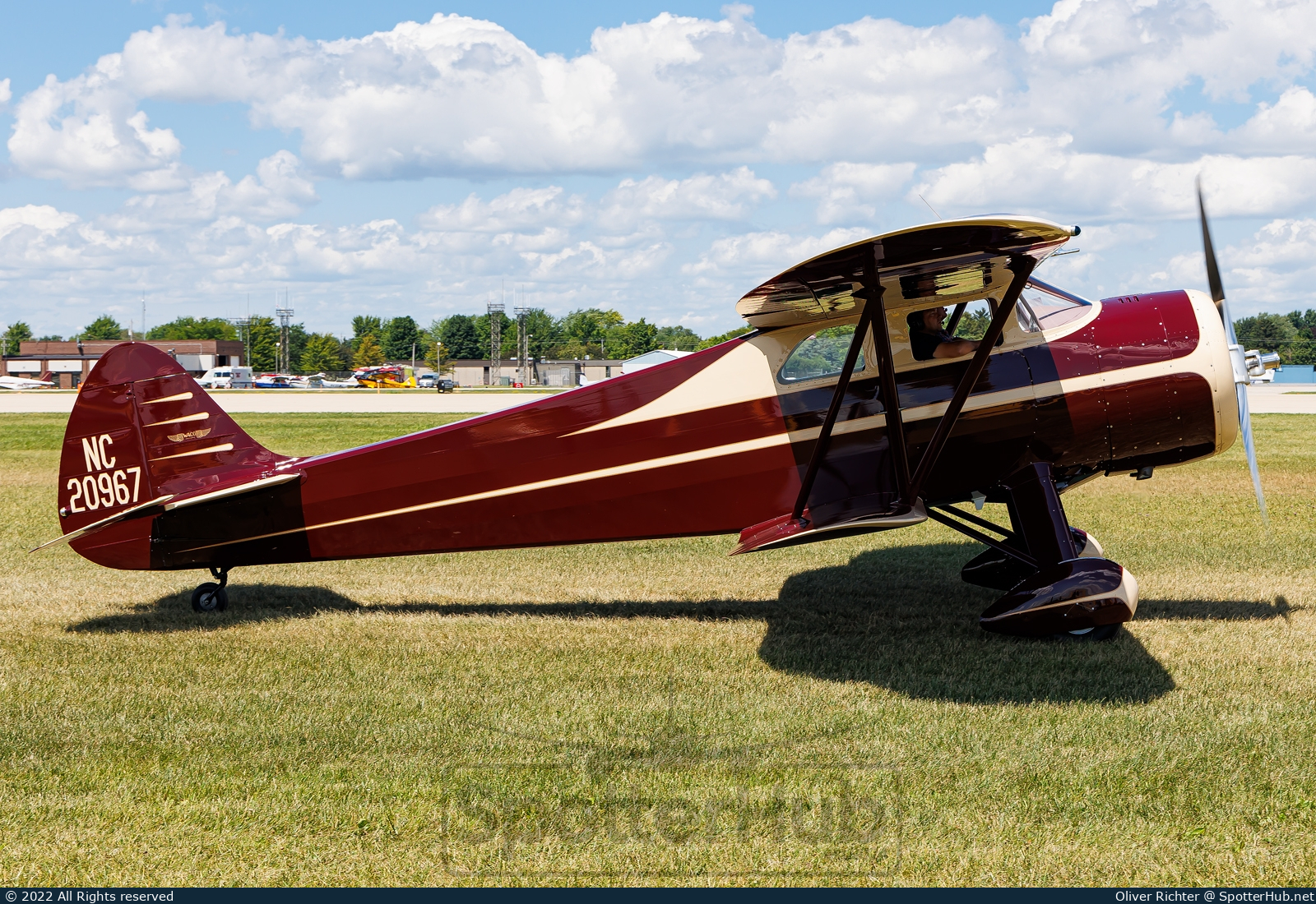 Photo of NC20967 - WACO SRE operated by Private
