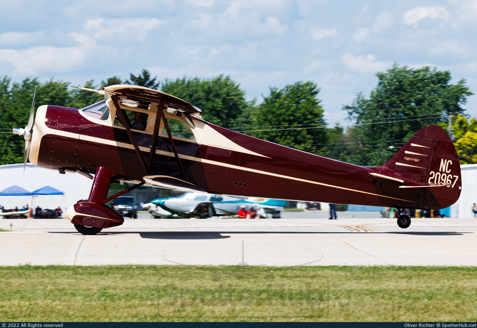 Photo of NC20967 - WACO SRE operated by Private