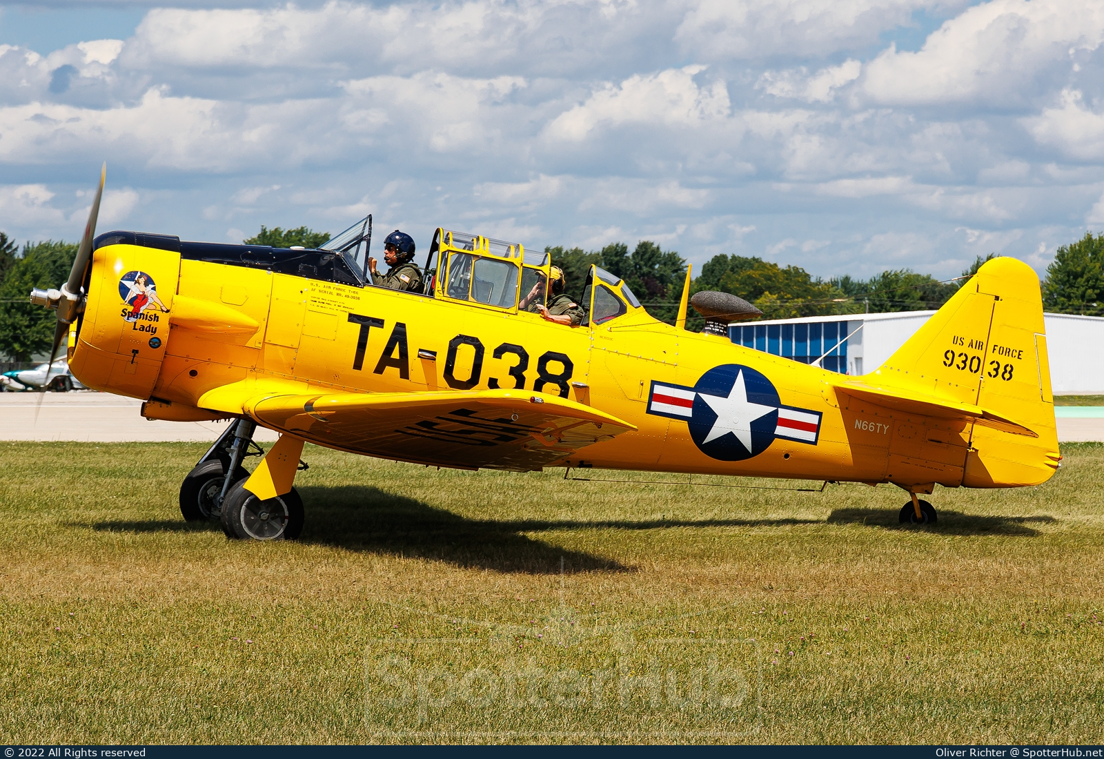 Photo of N66TY - North American T-6G Texan operated by Private