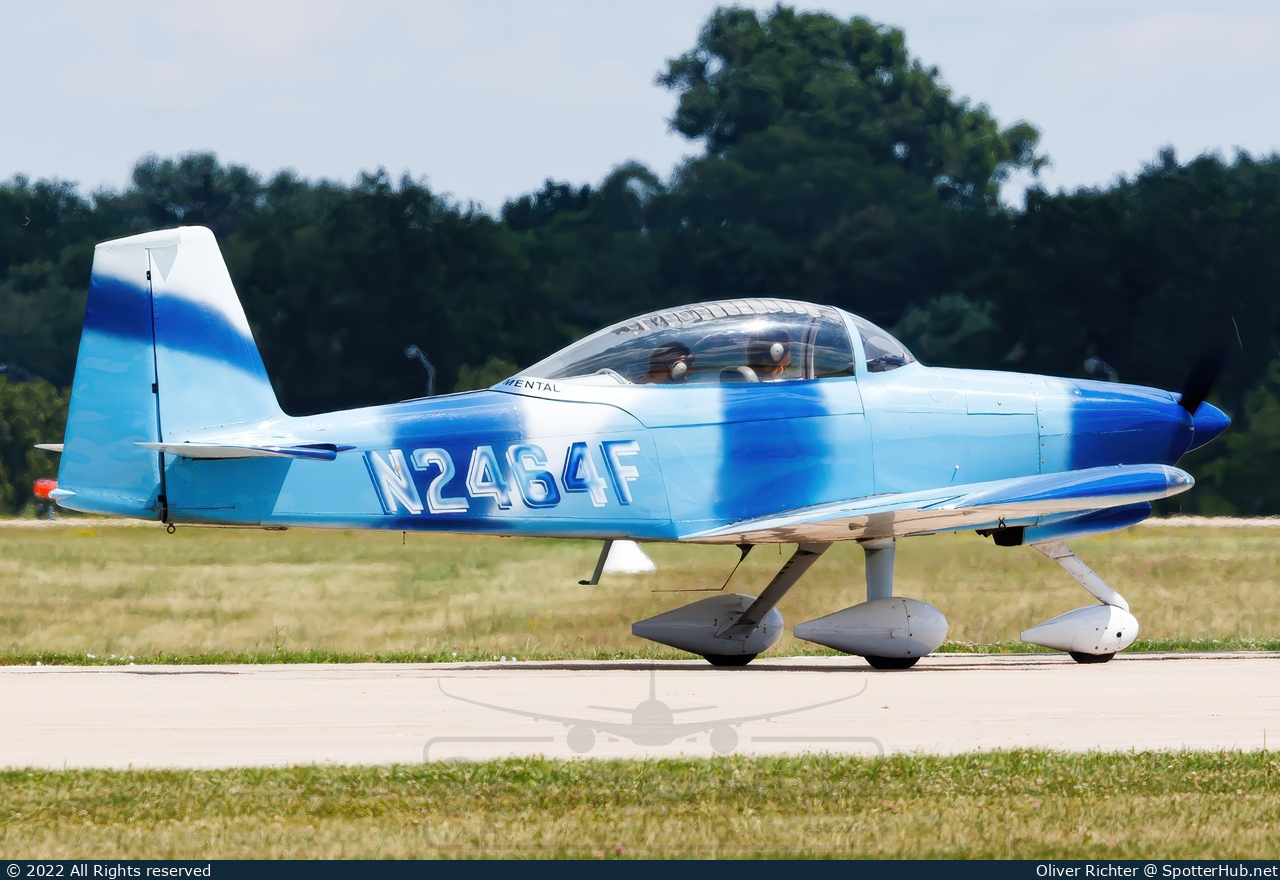 Photo of N2464F - Vans RV-8A operated by Private