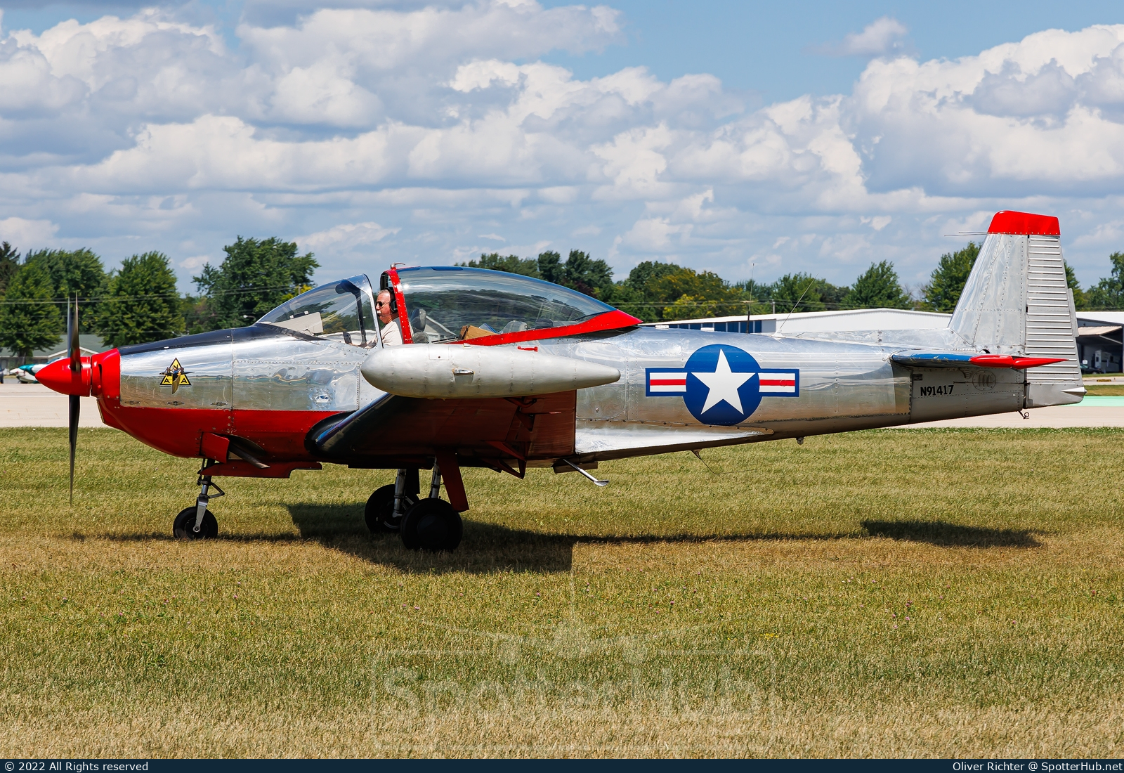 Photo of N91417 - North American NA-145 Navion operated by Private