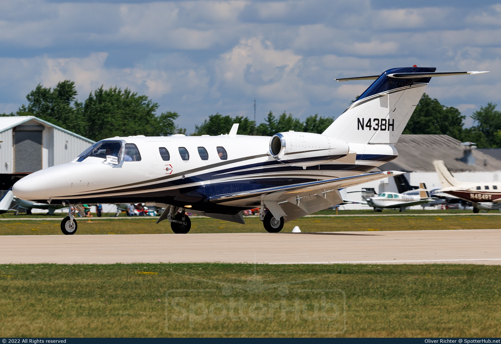 Photo of N43BH - Cessna 525 CitationJet CJ1+ operated by Private