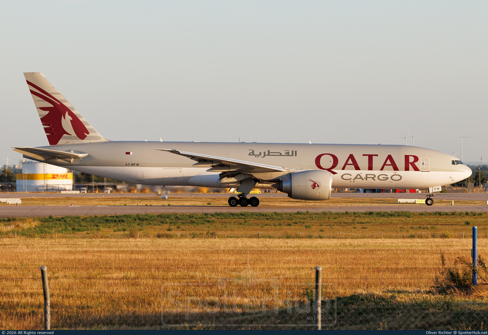 Photo of A7-BFW - Boeing 777-F operated by Qatar Airways Cargo