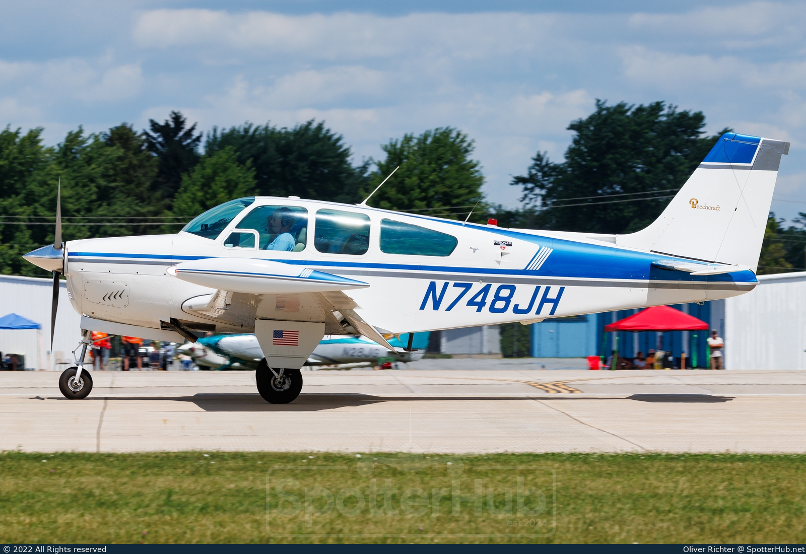 Photo of N748JH - Beechcraft 35-B33 Debonair operated by Private