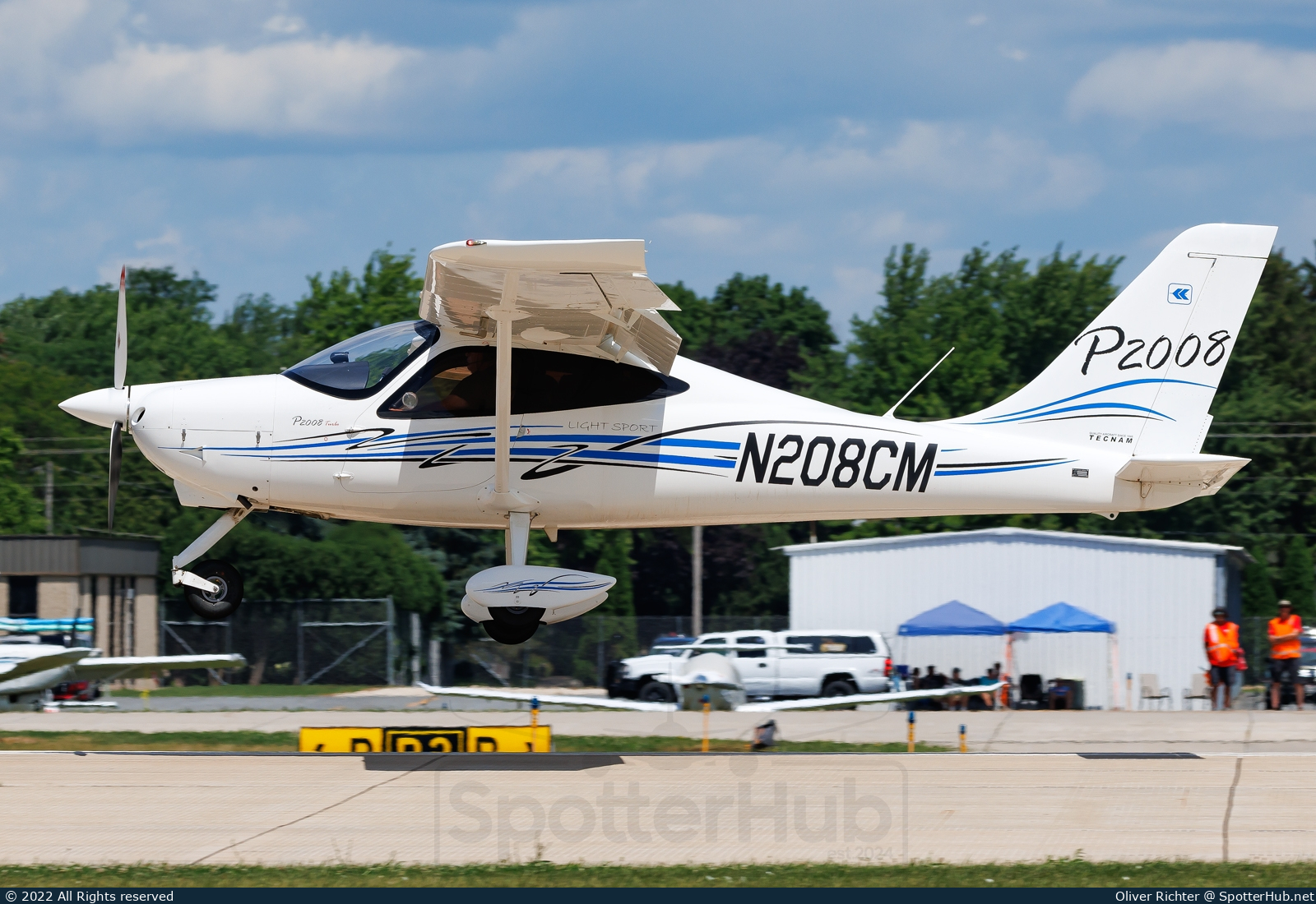 Photo of N208CM - Tecnam P2008 operated by Private