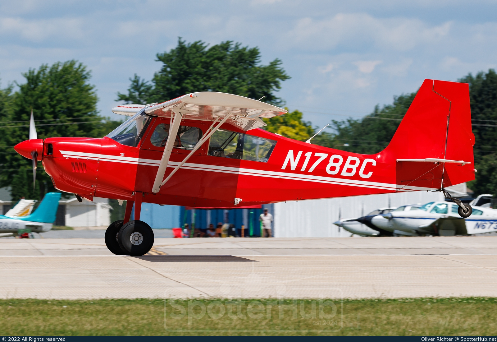 Photo of N178BC - American Champion 8GCBC Scout operated by Private
