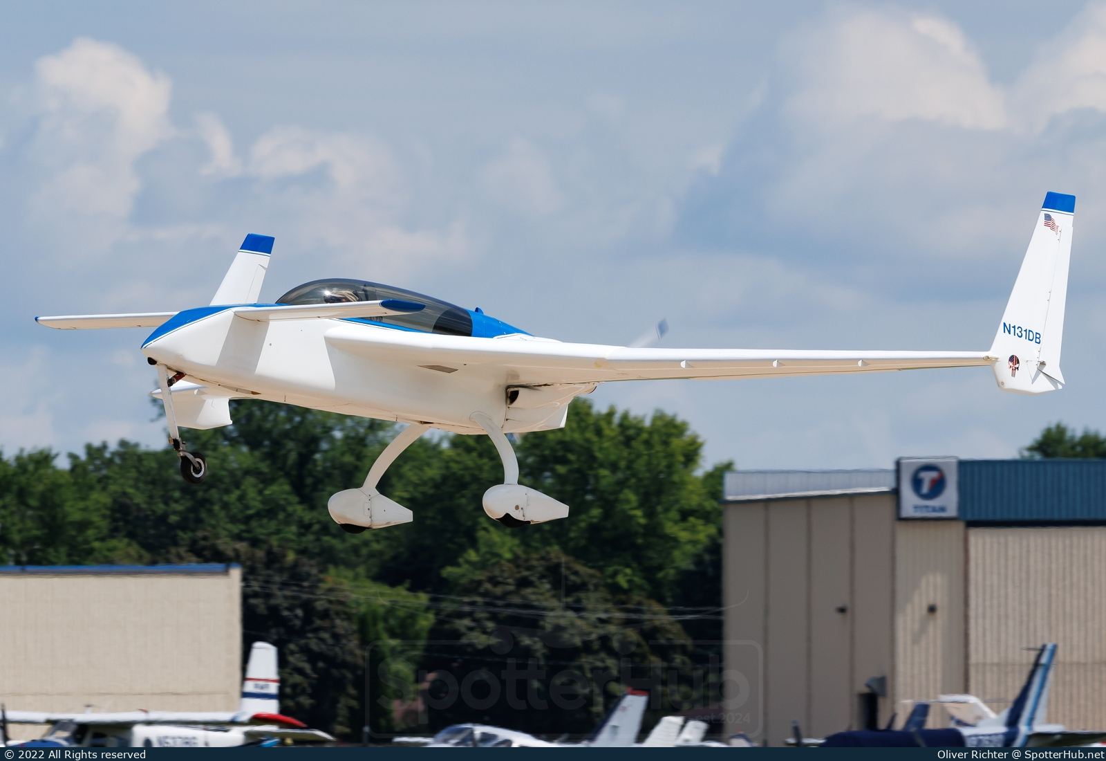 Photo of N131DB - Rutan 61 Long-EZ operated by Private