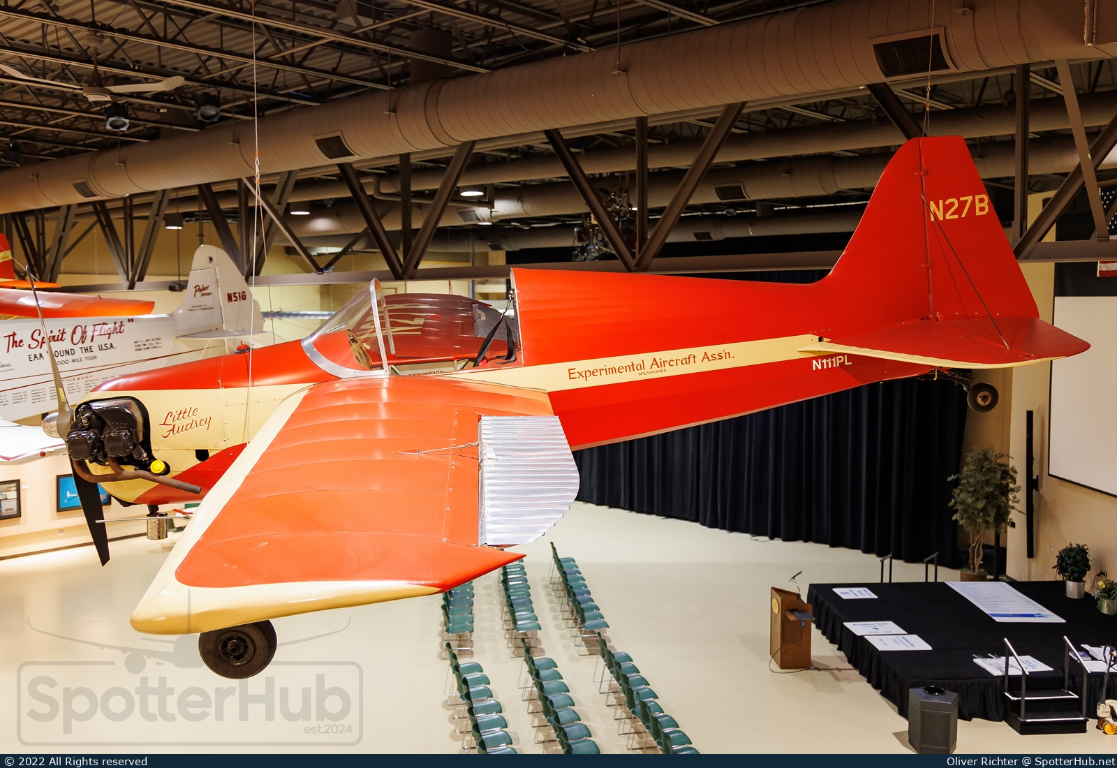 Photo of N111PL - Howard DGA-3 operated by EAA Experimental Aircraft Association
