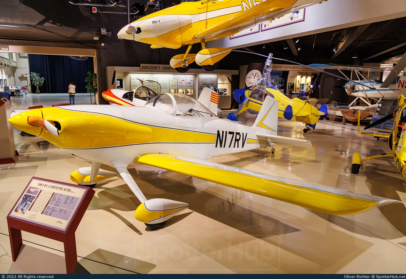 Photo of N17RV - Vans RV-3A operated by EAA Experimental Aircraft Association