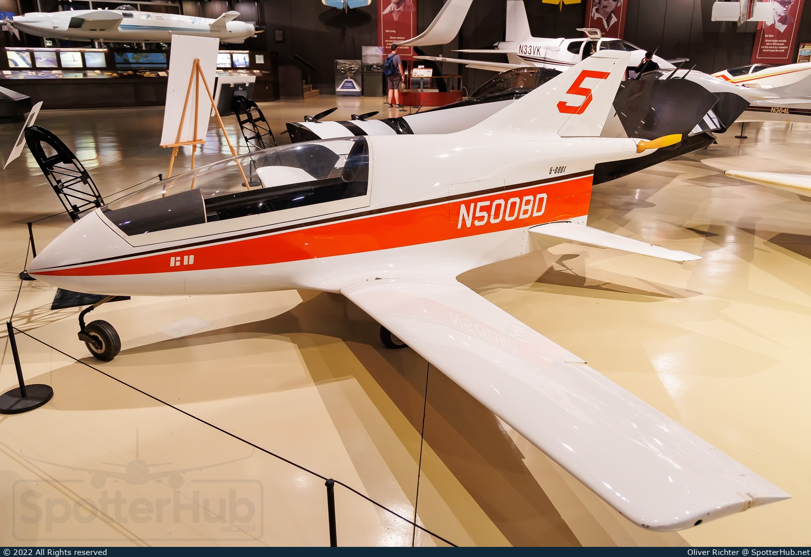 Photo of N500BD - Bede BD-5 operated by EAA Experimental Aircraft Association