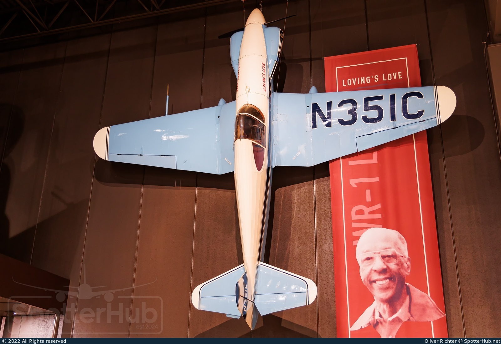 Photo of N351C - Loving WR-1 Love operated by EAA Experimental Aircraft Association