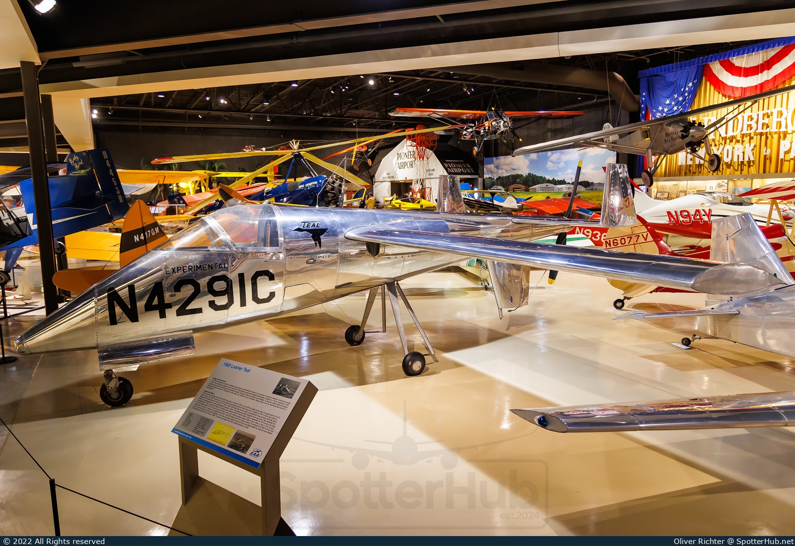 Photo of N4291C - Lesher Teal operated by EAA Experimental Aircraft Association