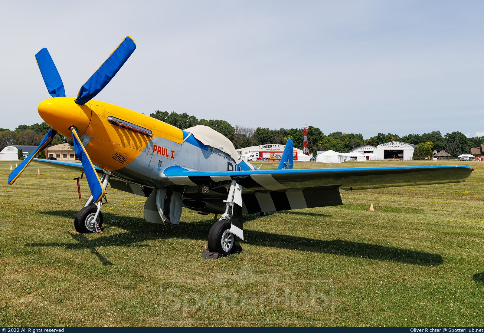 Photo of N3451D - North American F-51D Mustang operated by EAA Experimental Aircraft Association