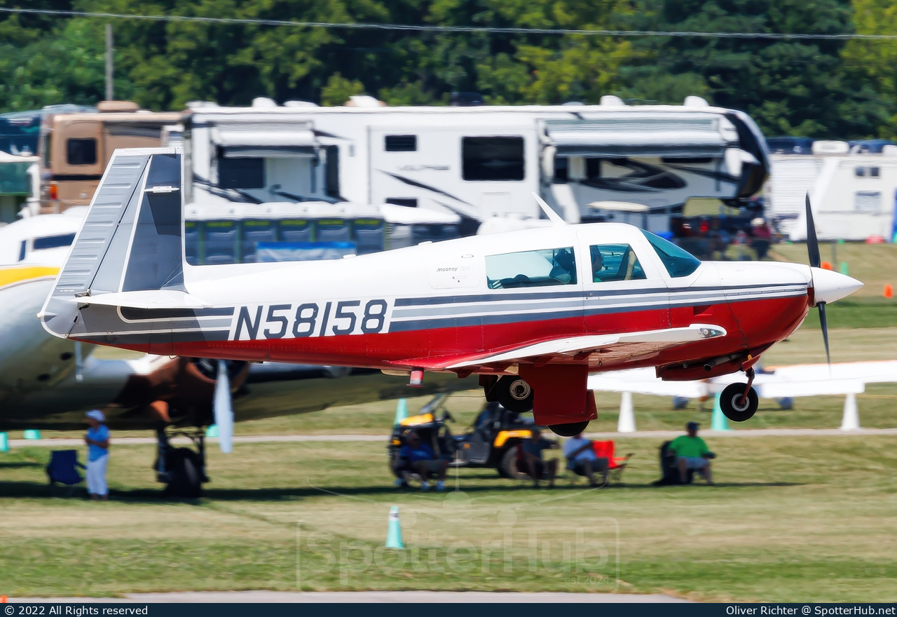 Photo of N58158 - Mooney M20J 201 operated by Austin Mooney Flyers