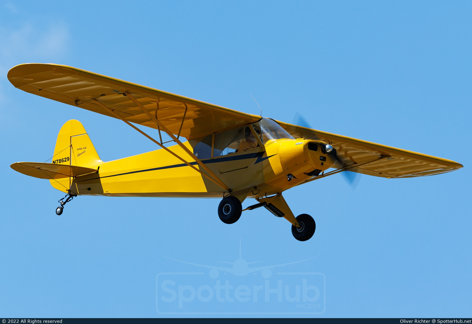 Photo of N78629 - Piper PA-11 Cub Special operated by Private