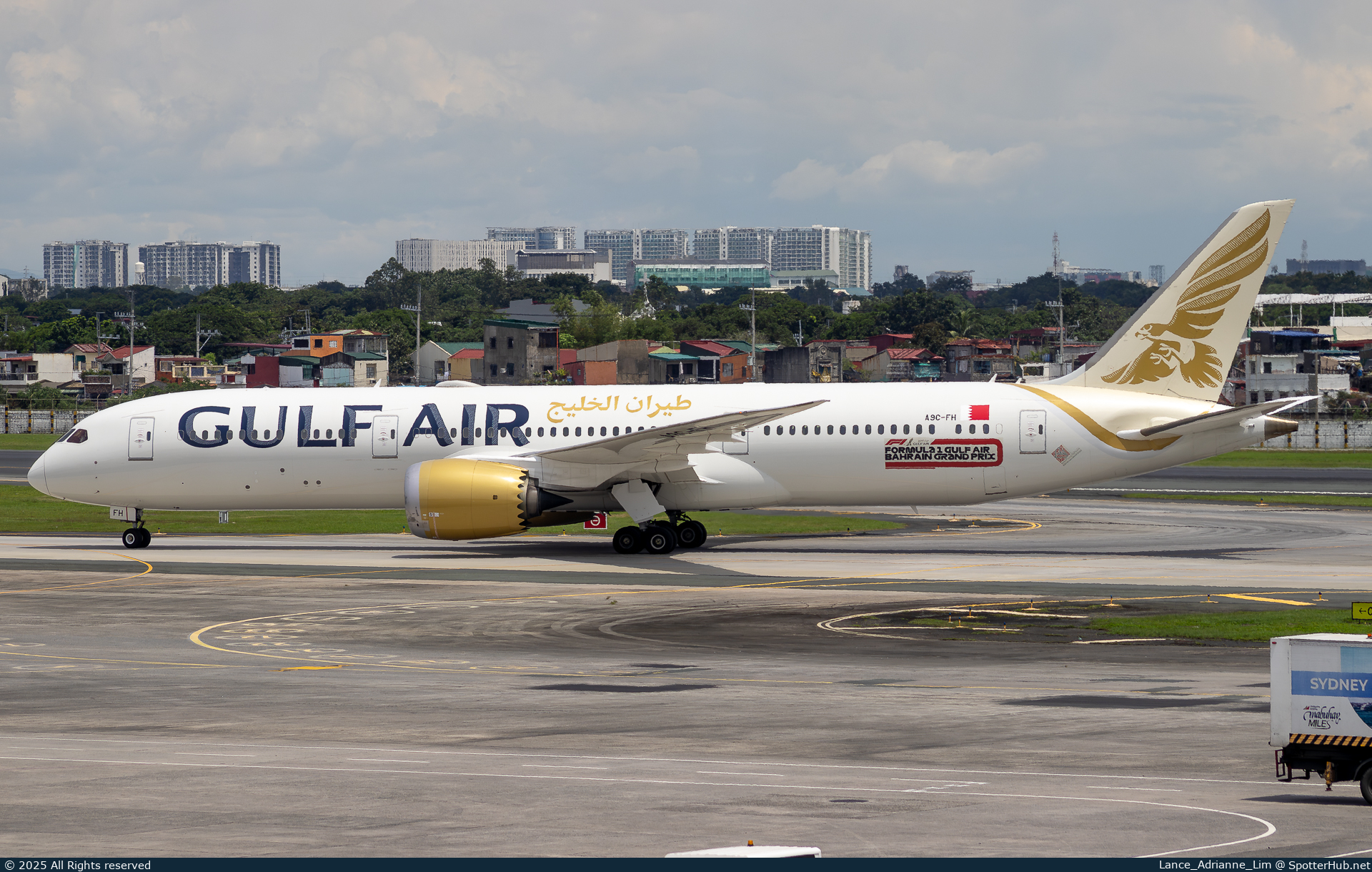 Photo of A9C-FH - Boeing 787-9 Dreamliner operated by Gulf Air
