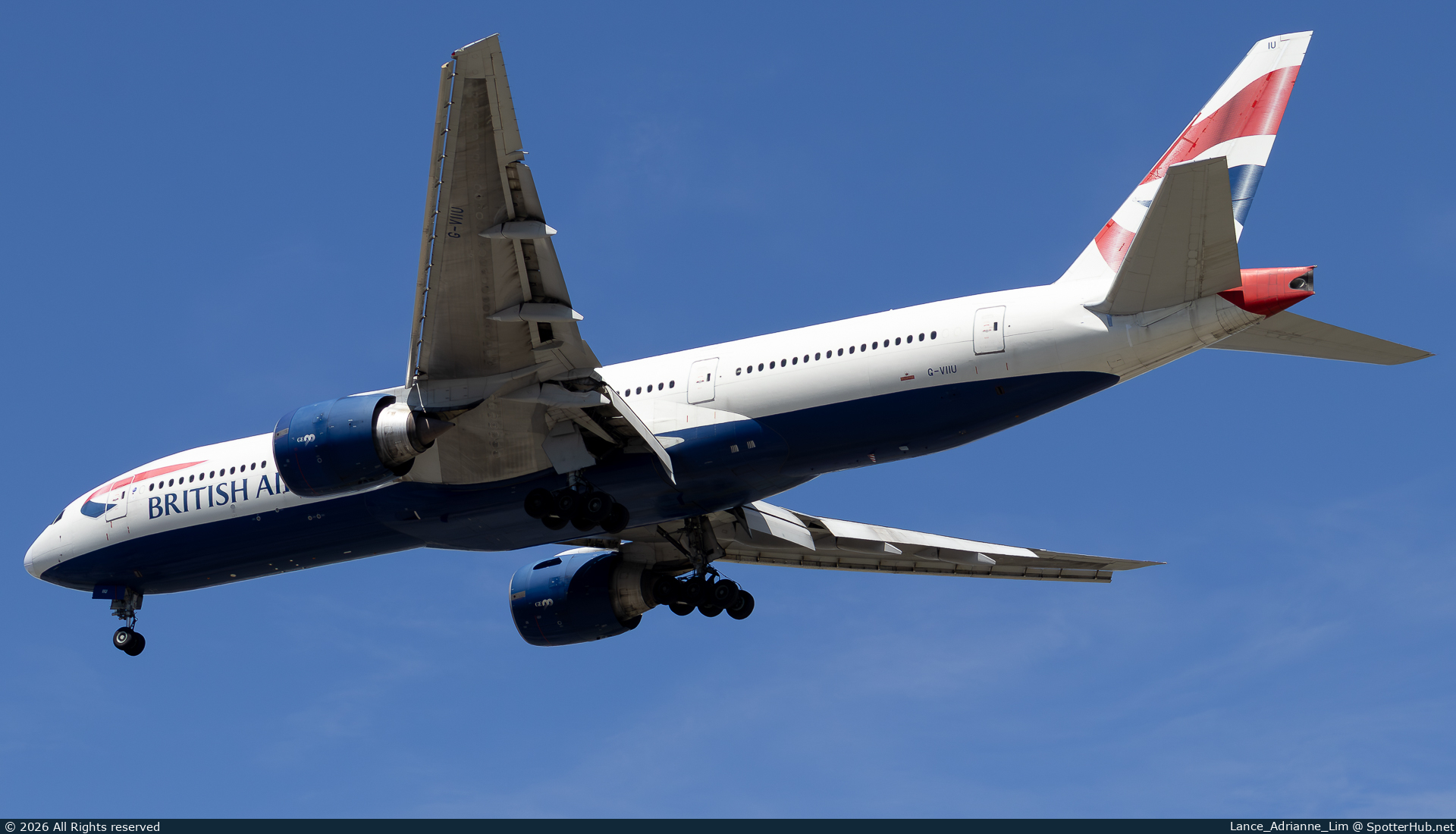 Photo of G-VIIU - Boeing 777-236(ER) operated by British Airways