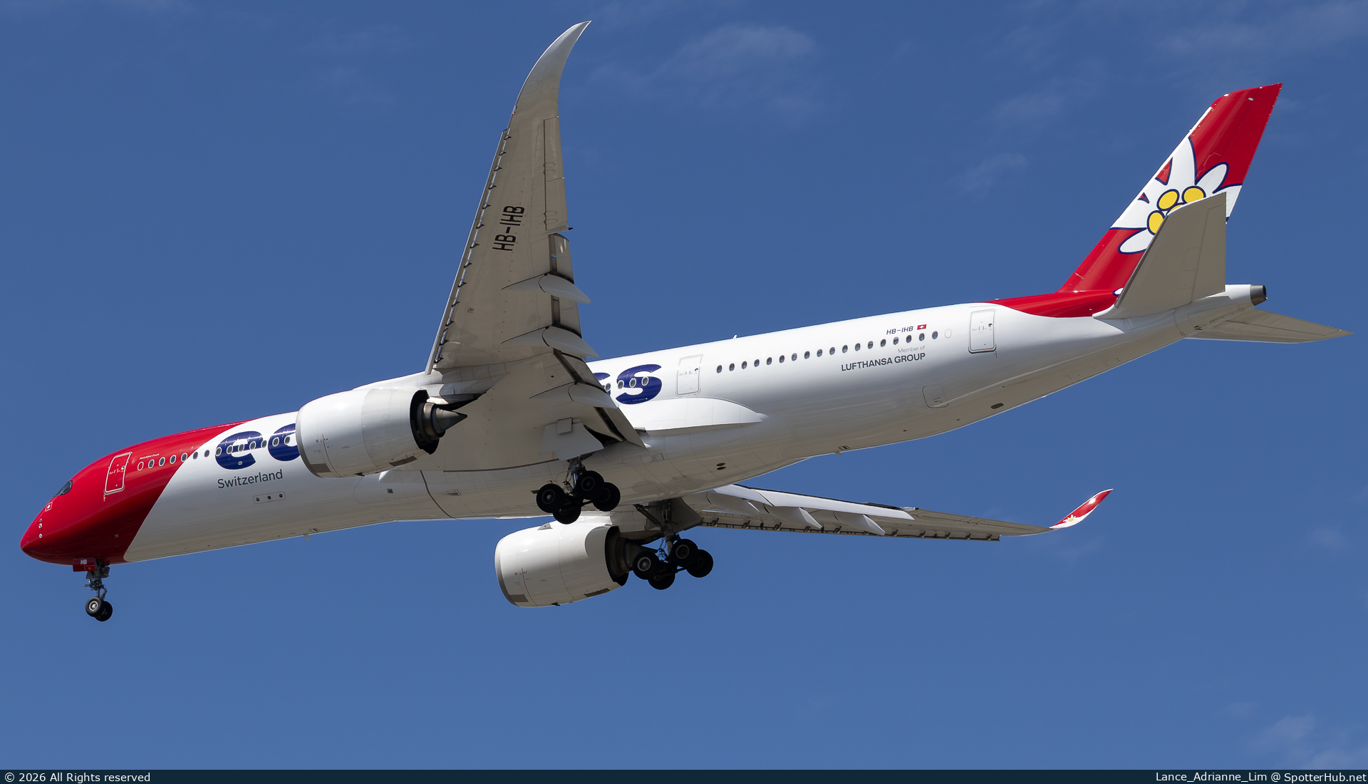 Photo of HB-IHB - Airbus A350-941 operated by Edelweiss Air