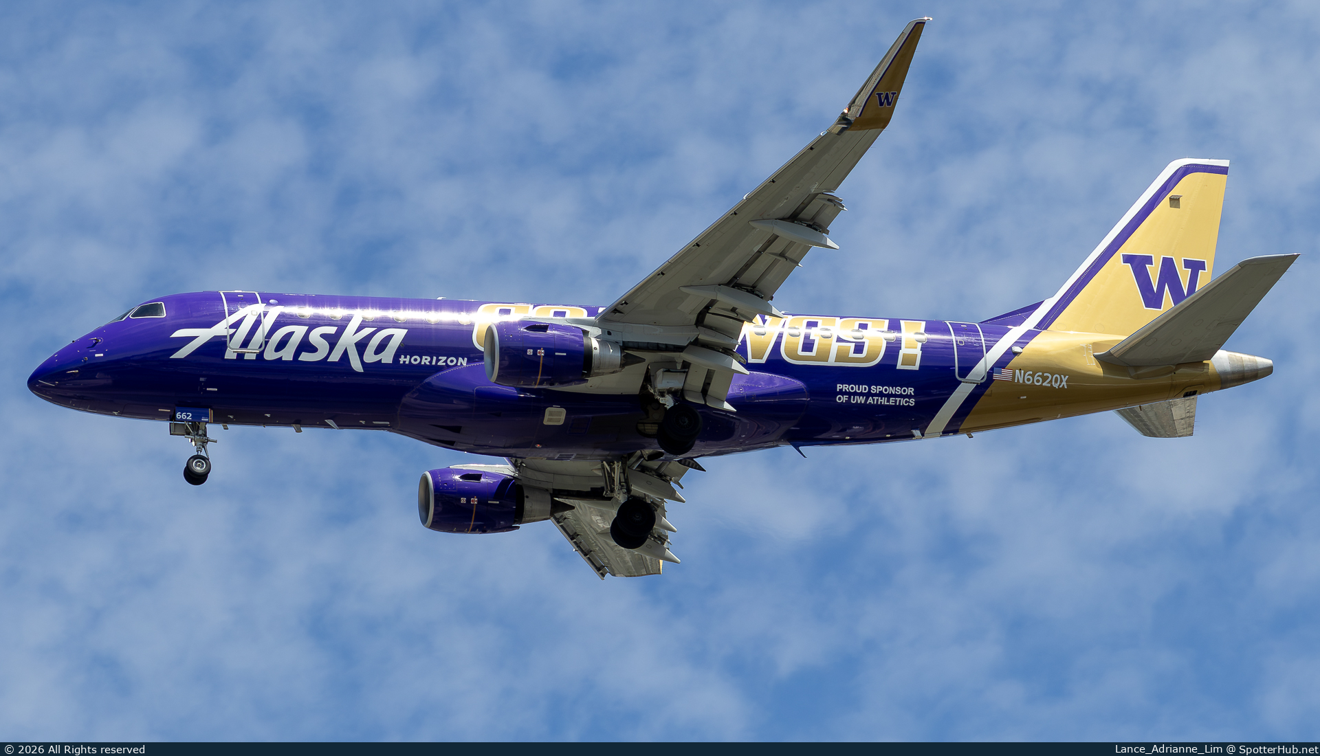 Photo of N662QX - Embraer ERJ-175LR operated by Alaska Airlines (opb Horizon Air)