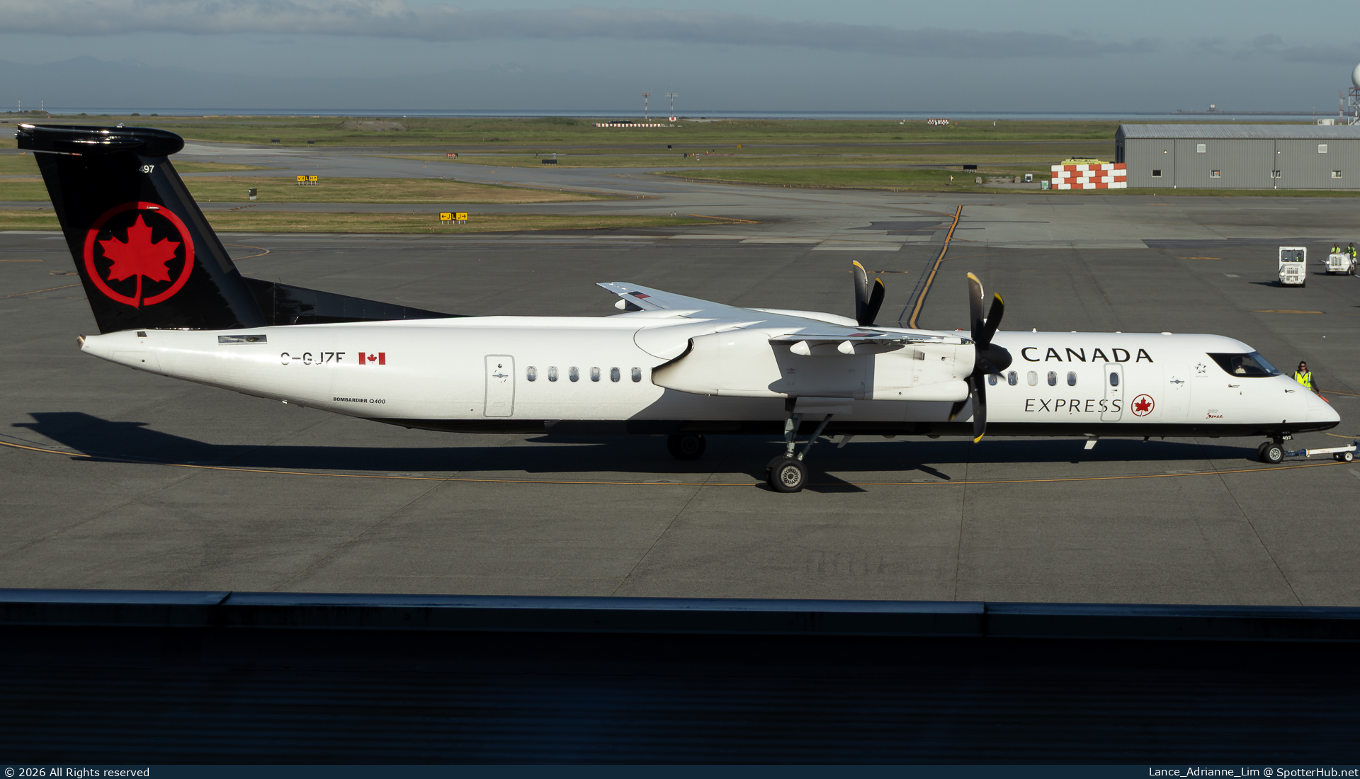 Photo of C-GJZF - Bombardier DHC-8-402 Dash 8 Q400 operated by Air Canada Express (opb Jazz Air)