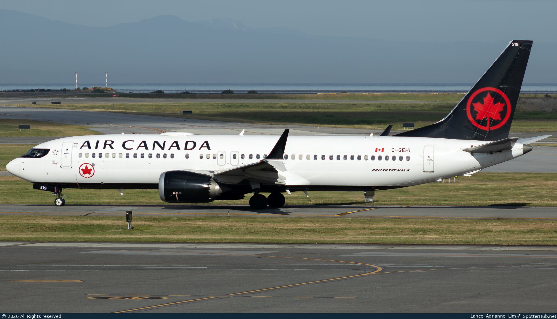 Photo of C-GEHI - Boeing 737 MAX 8 operated by Air Canada