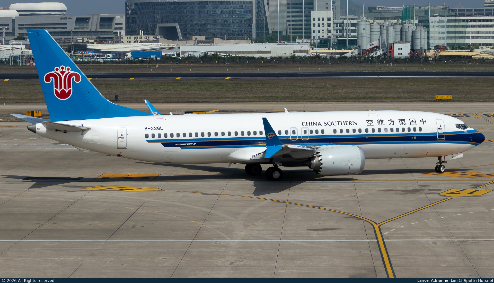 Photo of B-226L - Boeing 737 MAX 8 operated by China Southern Airlines