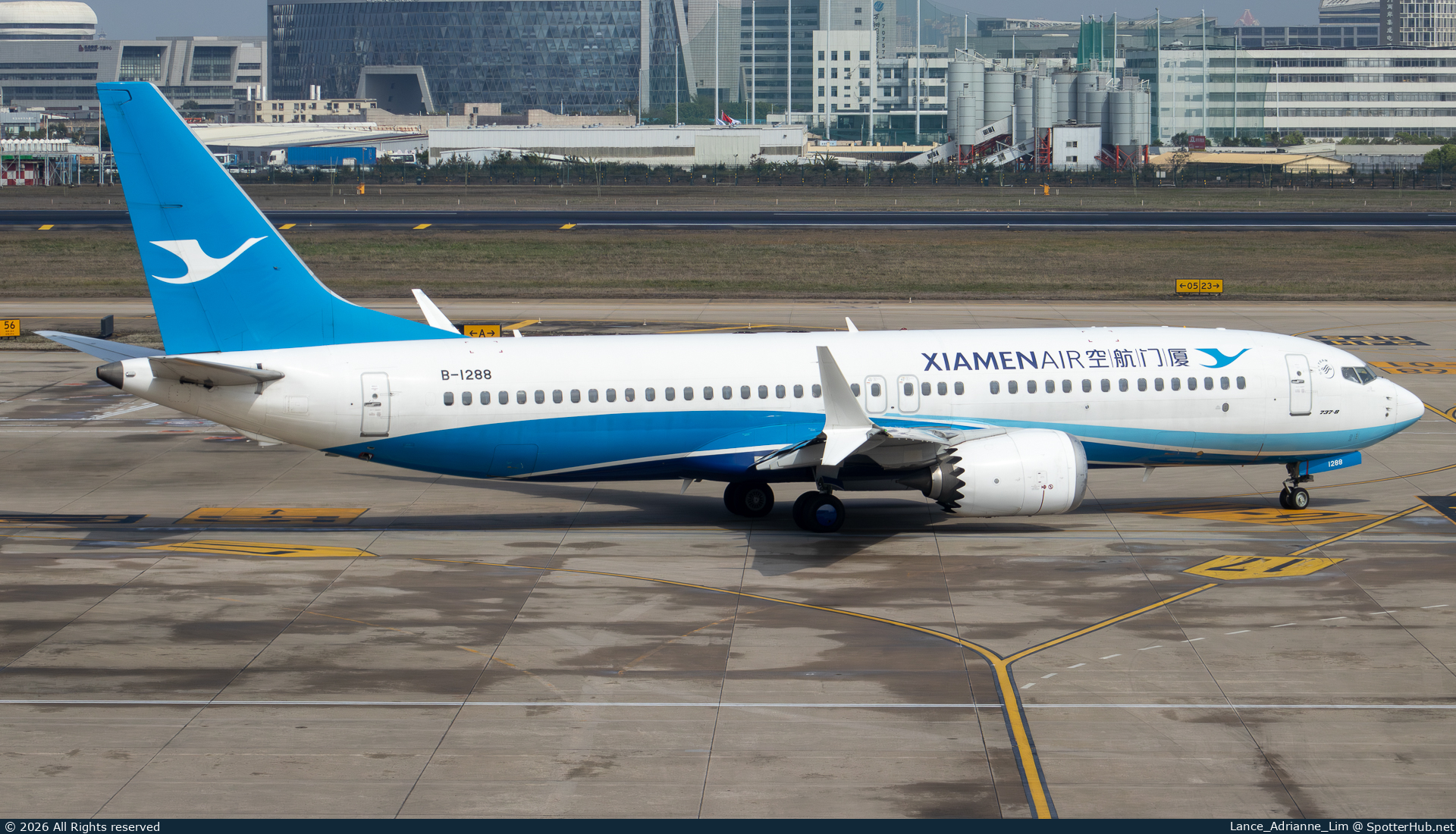 Photo of B-1288 - Boeing 737 MAX 8 operated by Xiamen Airlines