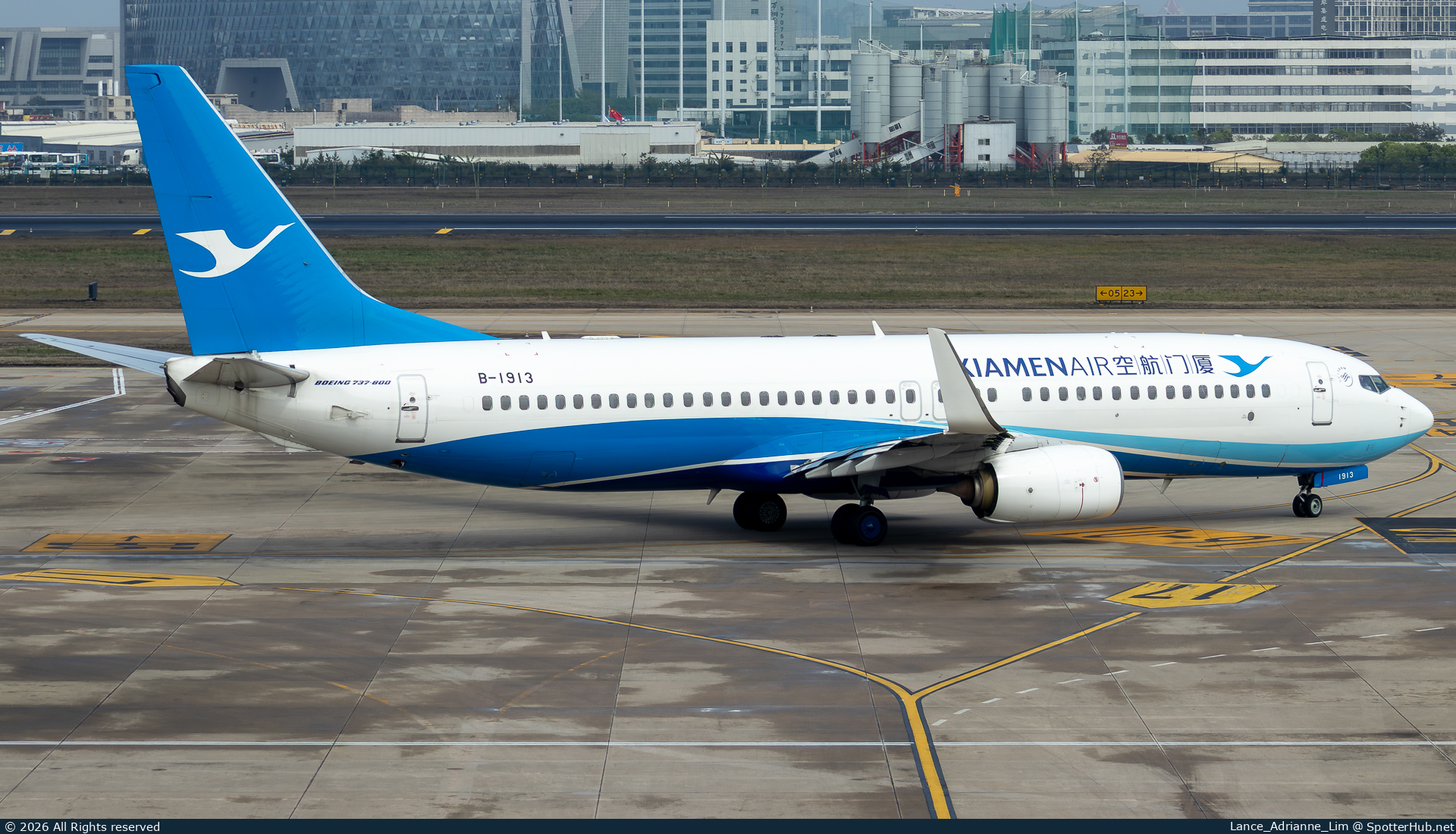 Photo of B-1913 - Boeing 737-85C operated by Xiamen Airlines
