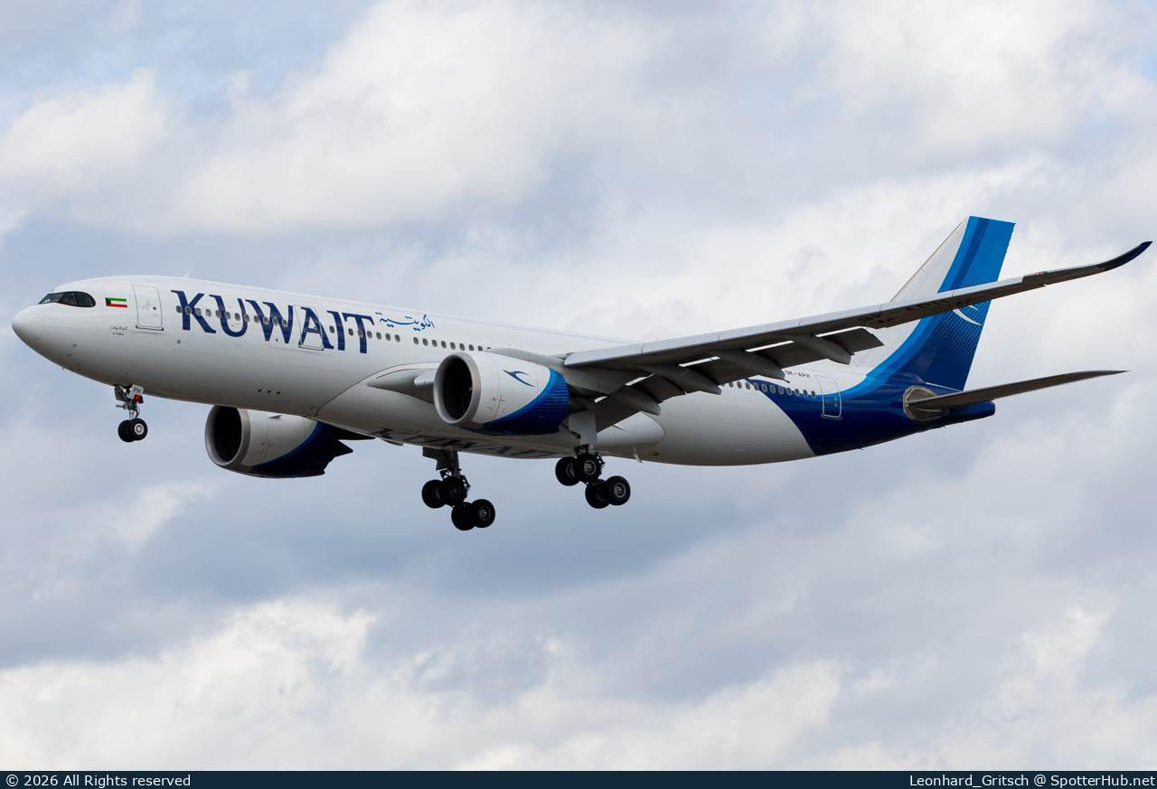Photo of 9K-APH - Airbus A330-841 operated by Kuwait Airways