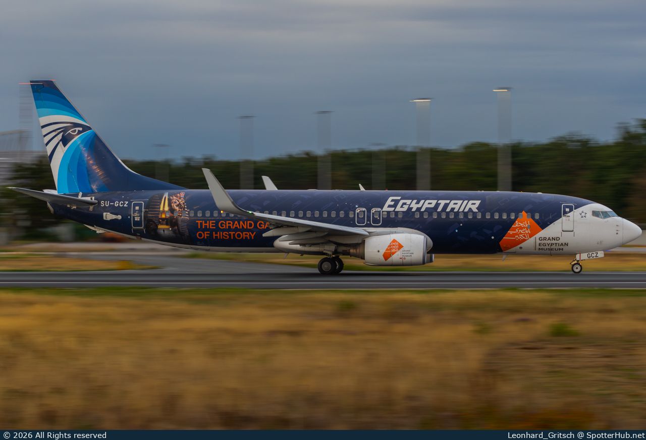 Photo of SU-GCZ - Boeing 737-866 operated by Egyptair