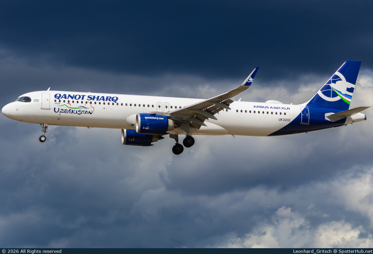 Photo of UK32112 - Airbus A321-253NY operated by Qanot Sharq Airlines