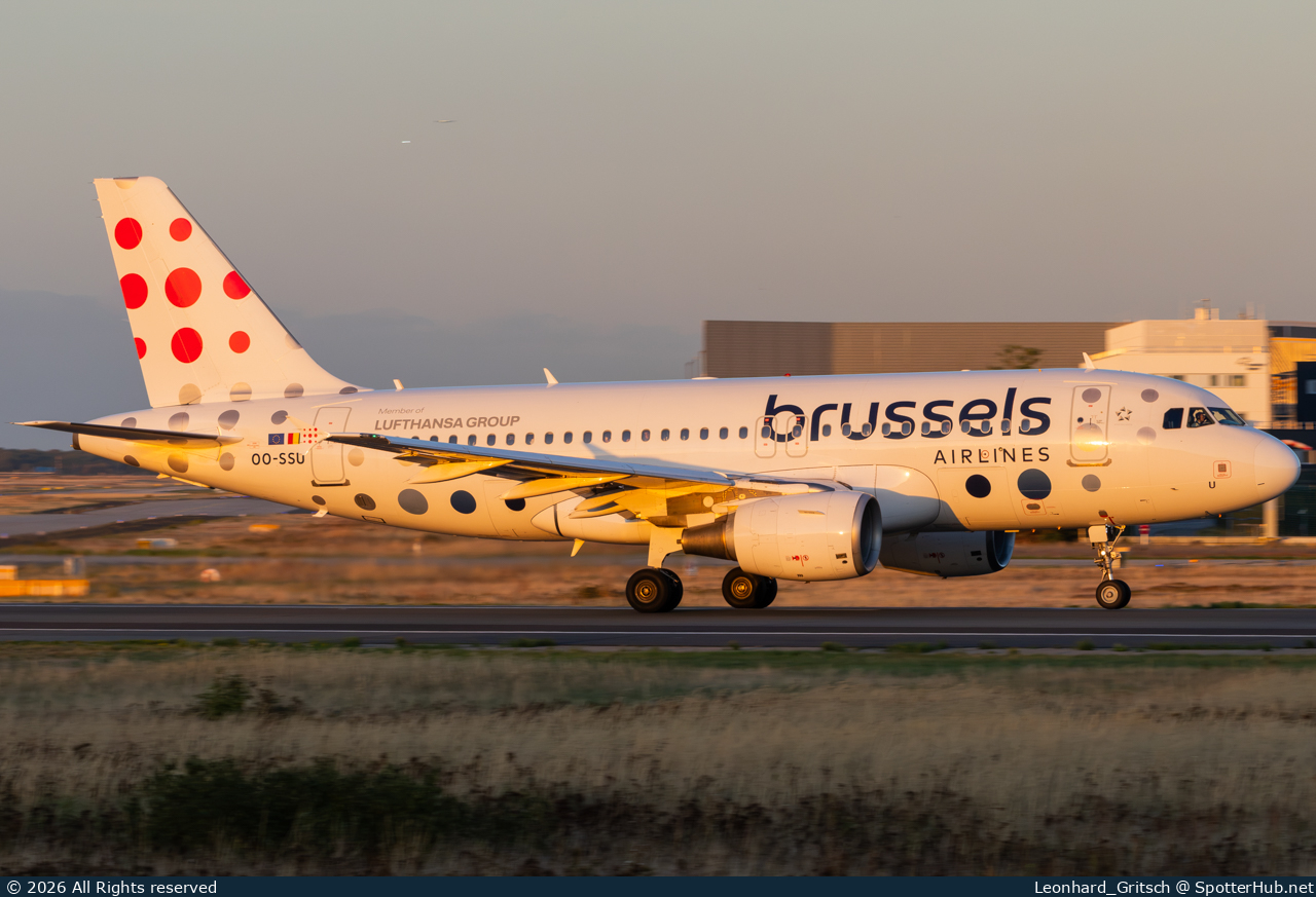 Photo of OO-SSU - Airbus A319-111 operated by Brussels Airlines