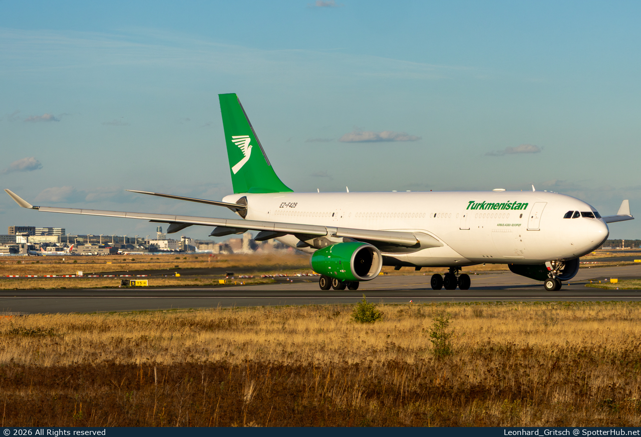 Photo of EZ-F429 - Airbus A330-243(P2F) operated by Turkmenistan Airlines Cargo